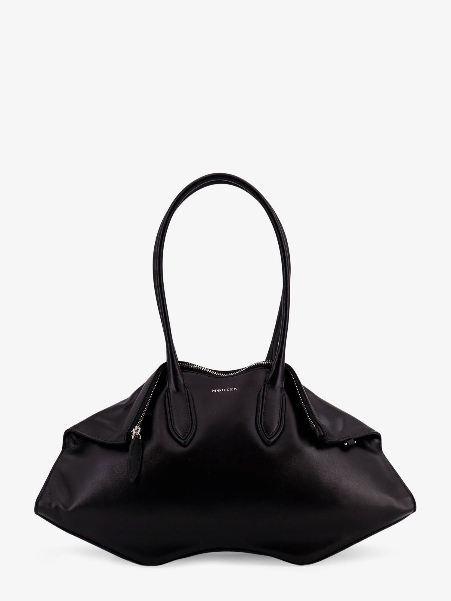 Alexander McQueen Manta Leather Shoulder Bag Size ONE SIZE - 1 Thumbnail
