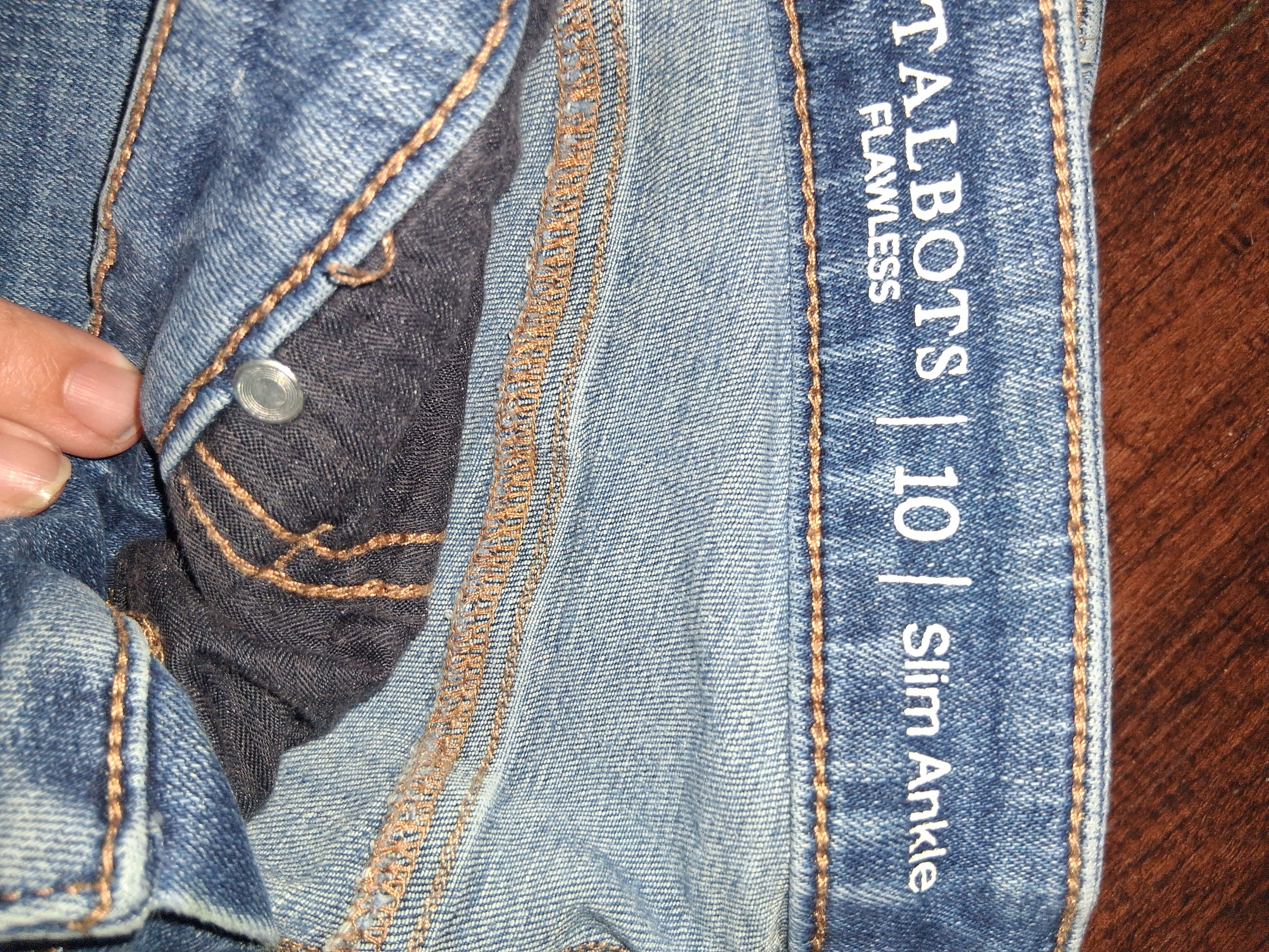 Talbots Women's Talbots blue jeans size 10 Size 32" / US 10 / IT 46 - 2 Thumbnail