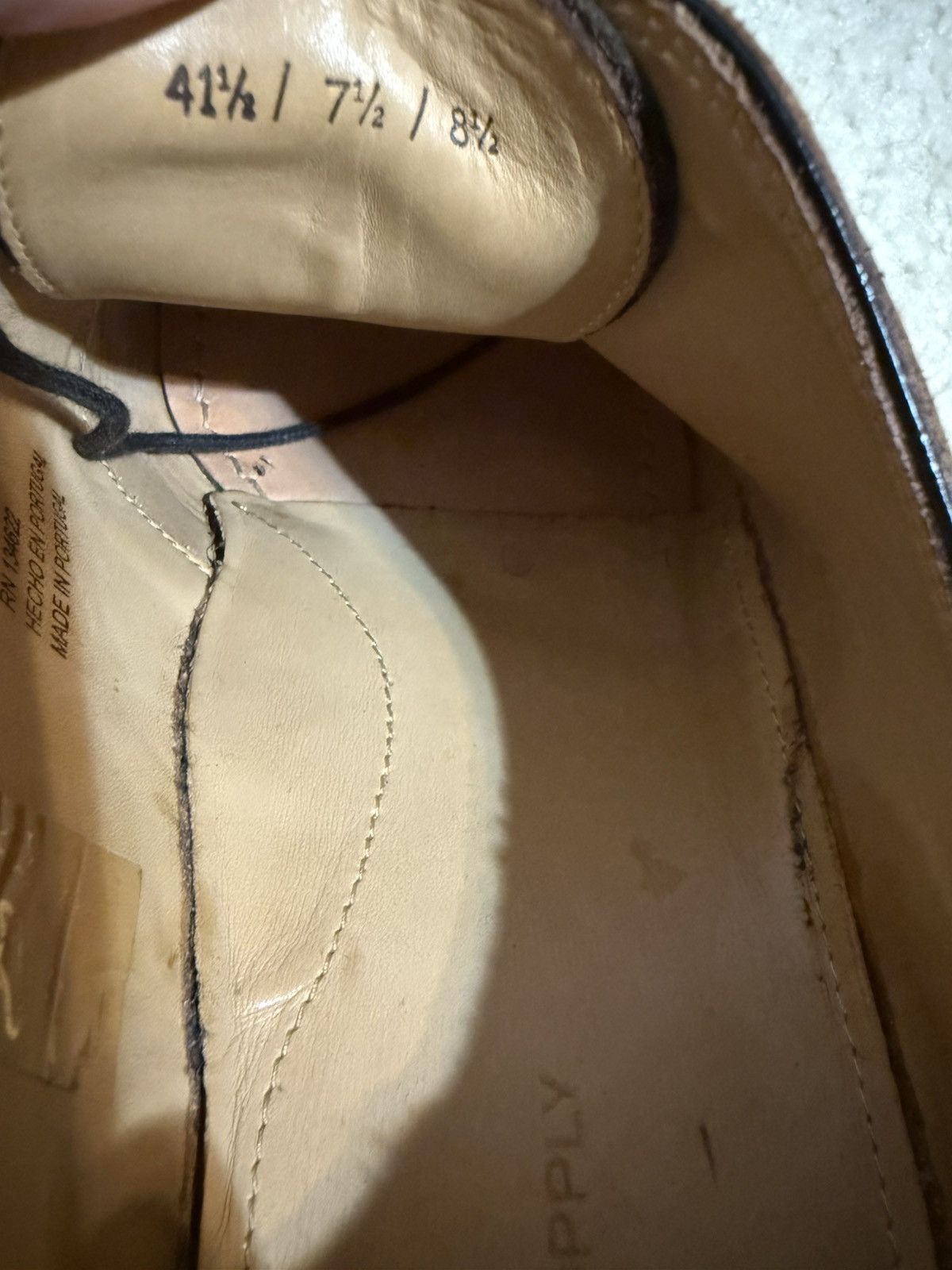 Suitsupply SuitSupply Brown Leather Cap Toe Dress Shoes Size 8.5 Size US 8.5 / EU 41-42 - 4 Thumbnail