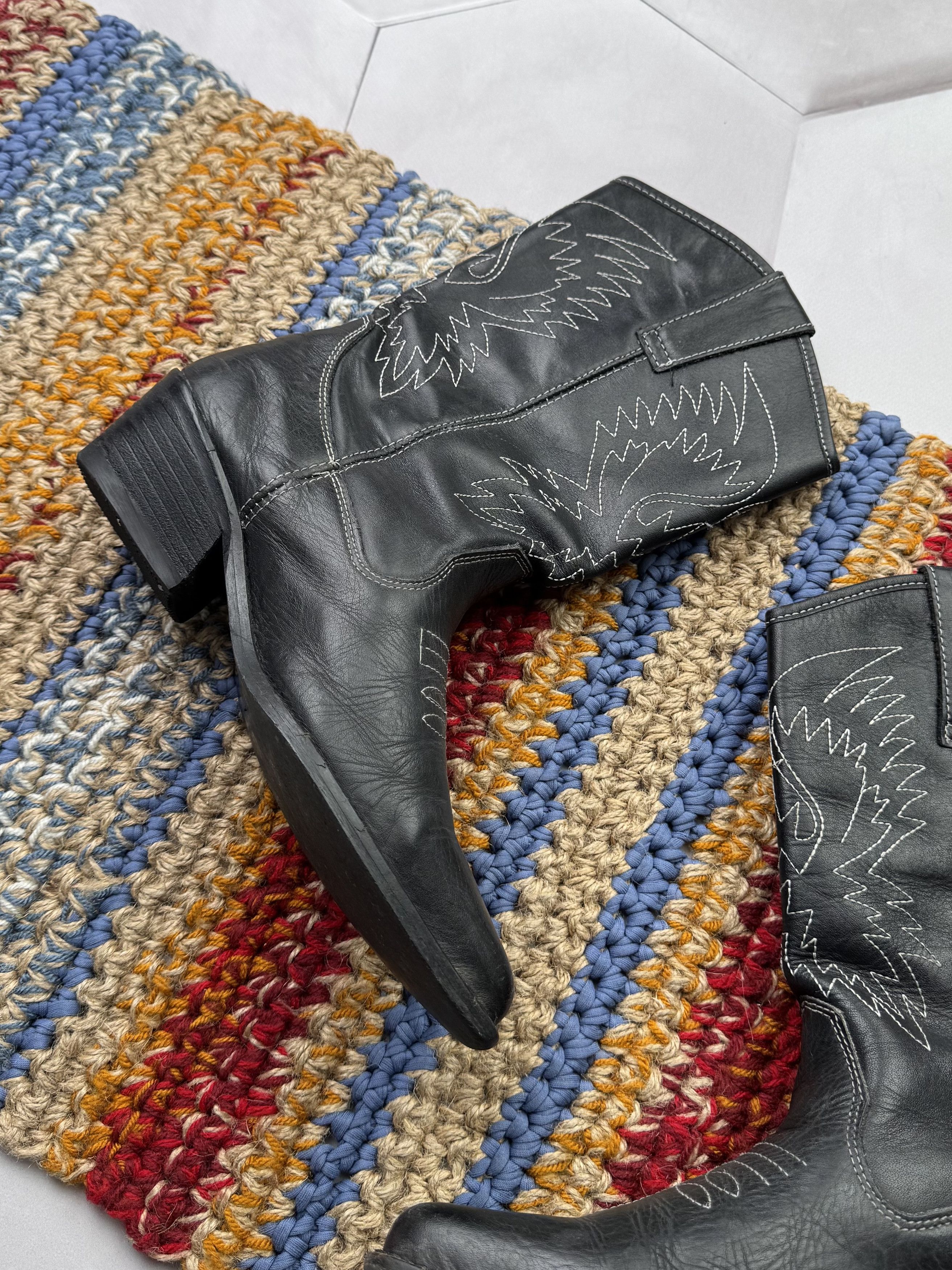 Japanese Brand Vintage Cowboy Boots Size US 7 / IT 37 - 6 Thumbnail