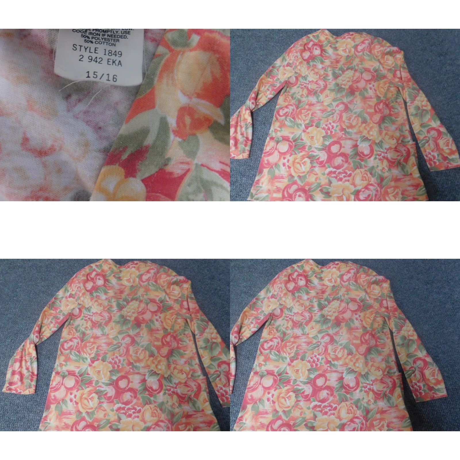 Pinko Southern Lady Womens Jacket 16 Pink Floral Shirt? Size XXL / US 16-18 / IT 52-54 - 8 Thumbnail