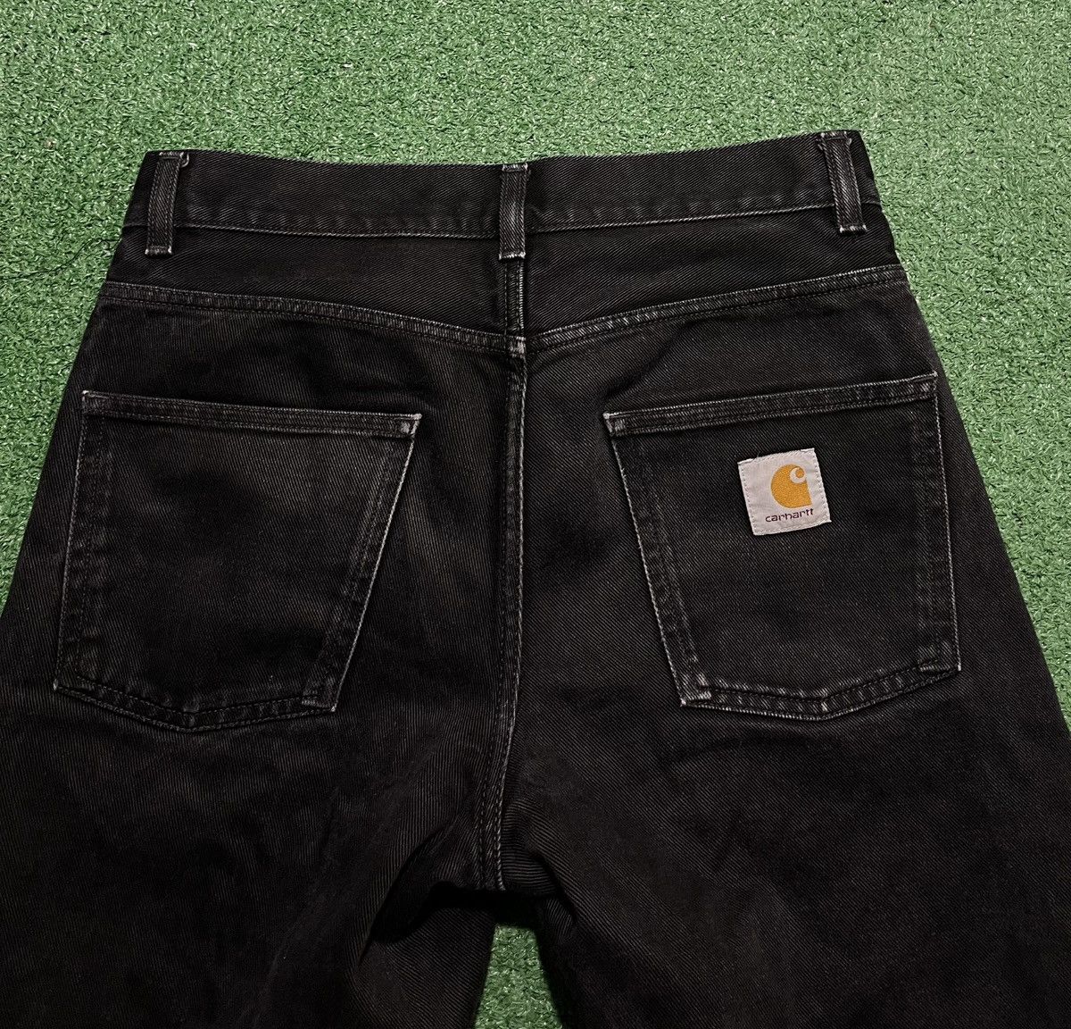 Carhartt × Carhartt Wip Carhartt Newel Pant Black Denim Vintage Size US 28 / EU 44 - 4 Thumbnail