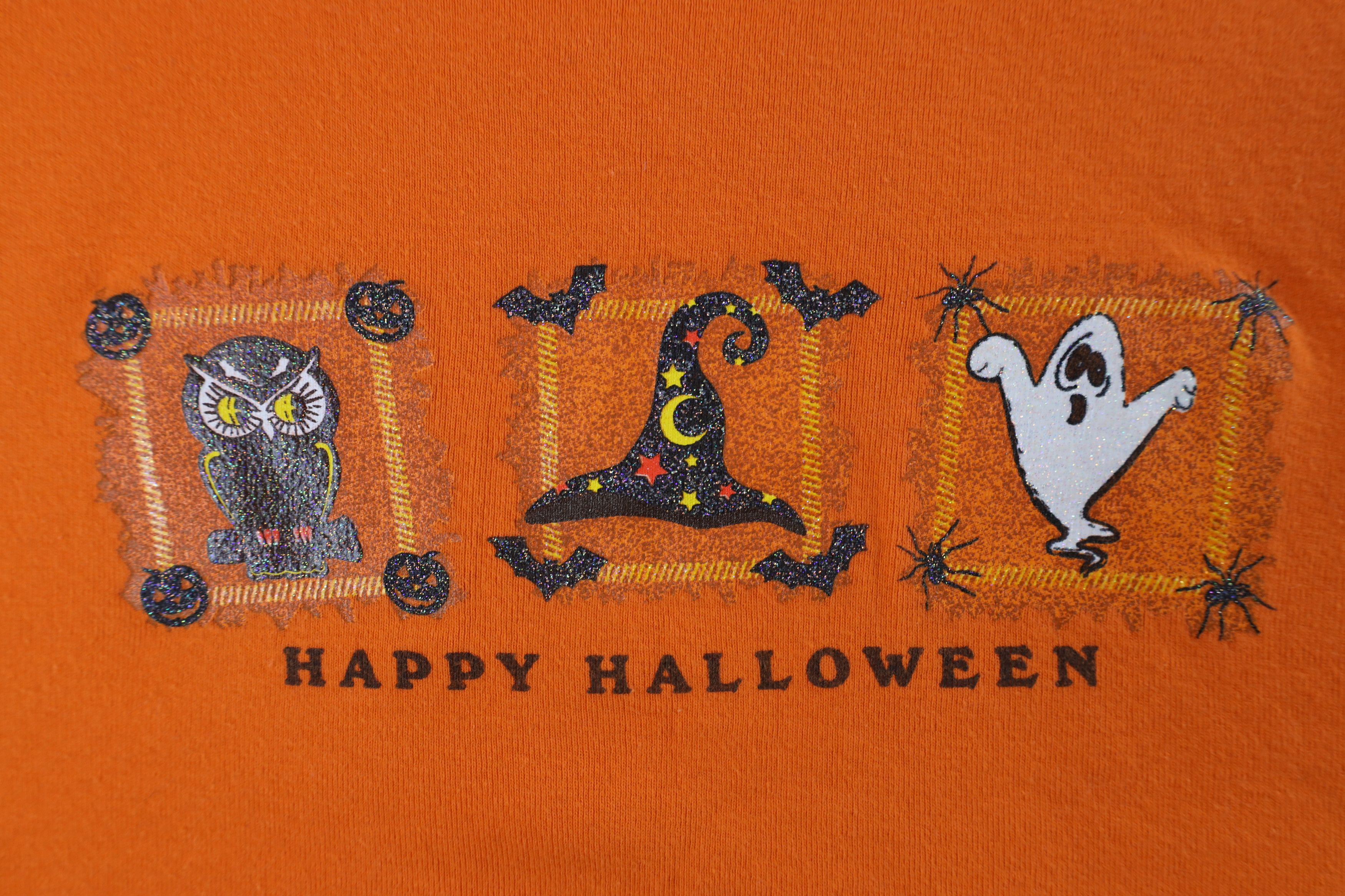 Vintage Vintage 90s Streetwear Ghost Owl Bat Long Sleeve T-Shirt Size XL / US 12-14 / IT 48-50 - 4 Thumbnail