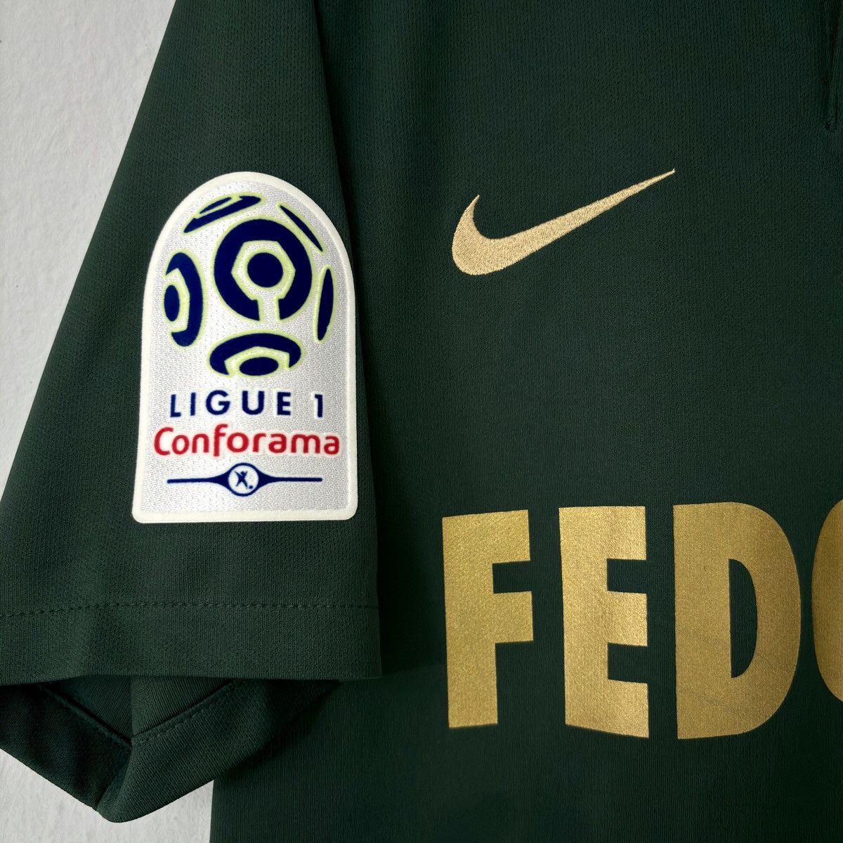 Nike 2018 2019 Monaco Player Issue Nike Away Toure Soccer Jersey Size US L / EU 52-54 / 3 - 5 Thumbnail