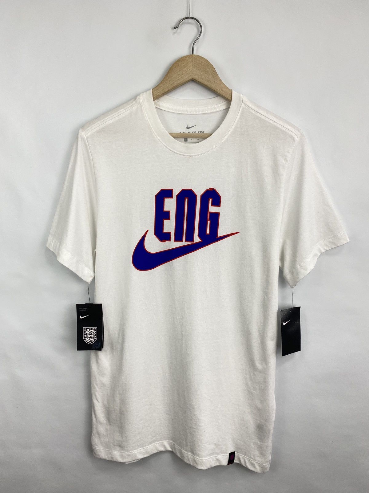 Nike 🏴󠁧󠁢󠁥󠁮󠁧󠁿 Nike England Soccer T-Shirt Rare Retro Hype Y2K Size US S / EU 44-46 / 1 - 3 Thumbnail