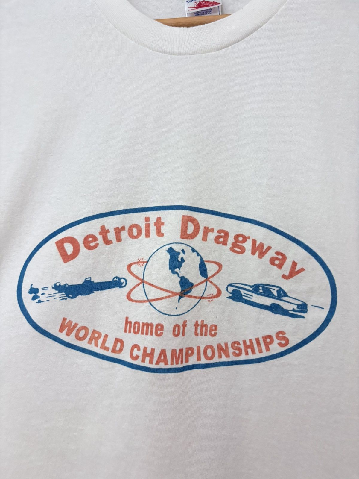 Vintage 00’s Detroit Dragway Vintage Tee Shirt Size US XL / EU 56 / 4 - 3 Thumbnail