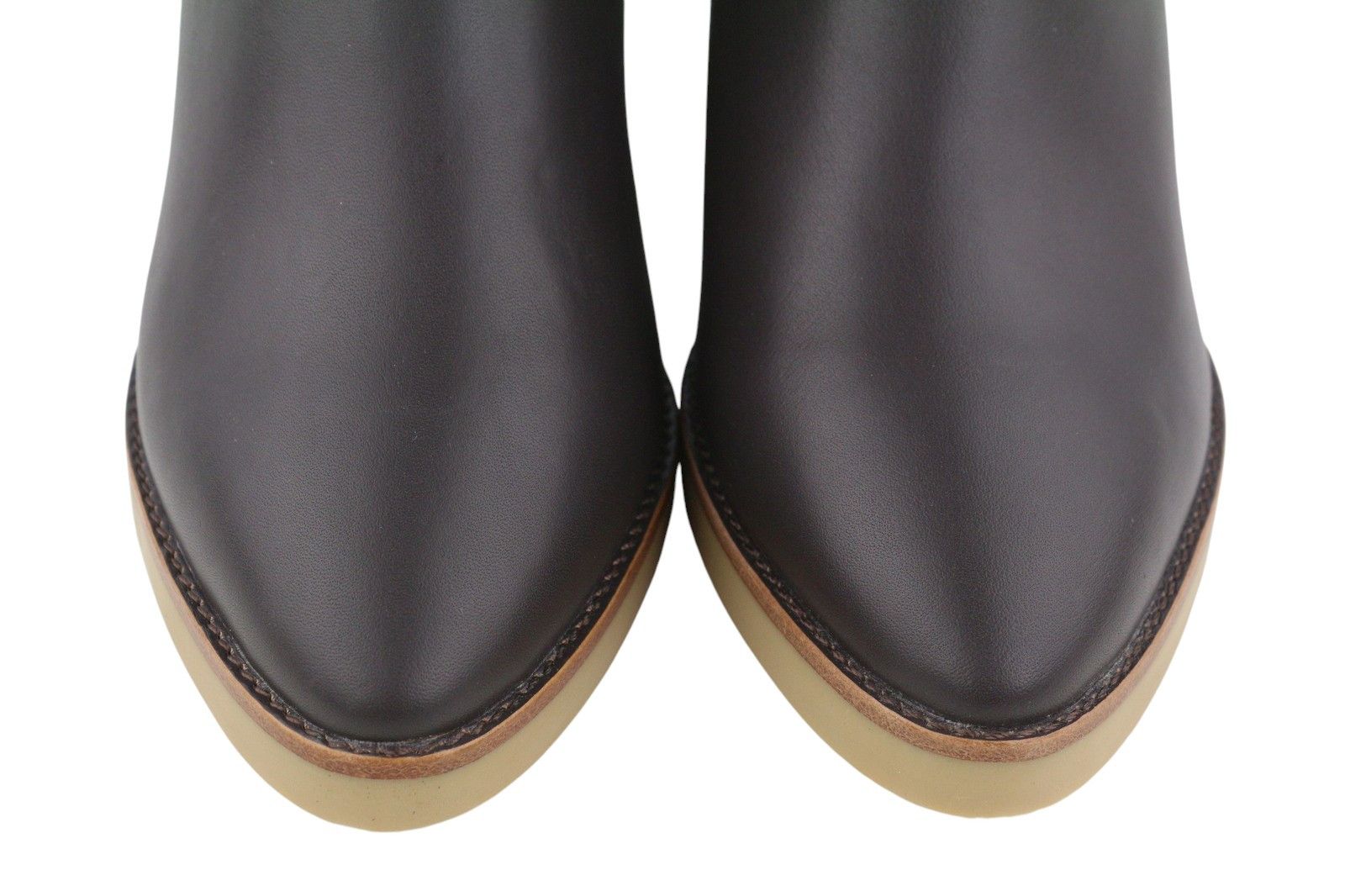 Other LOLA CRUZ DANA II EU40 Brown Leather Platform 87542 Size US 9 / IT 39 - 5 Thumbnail