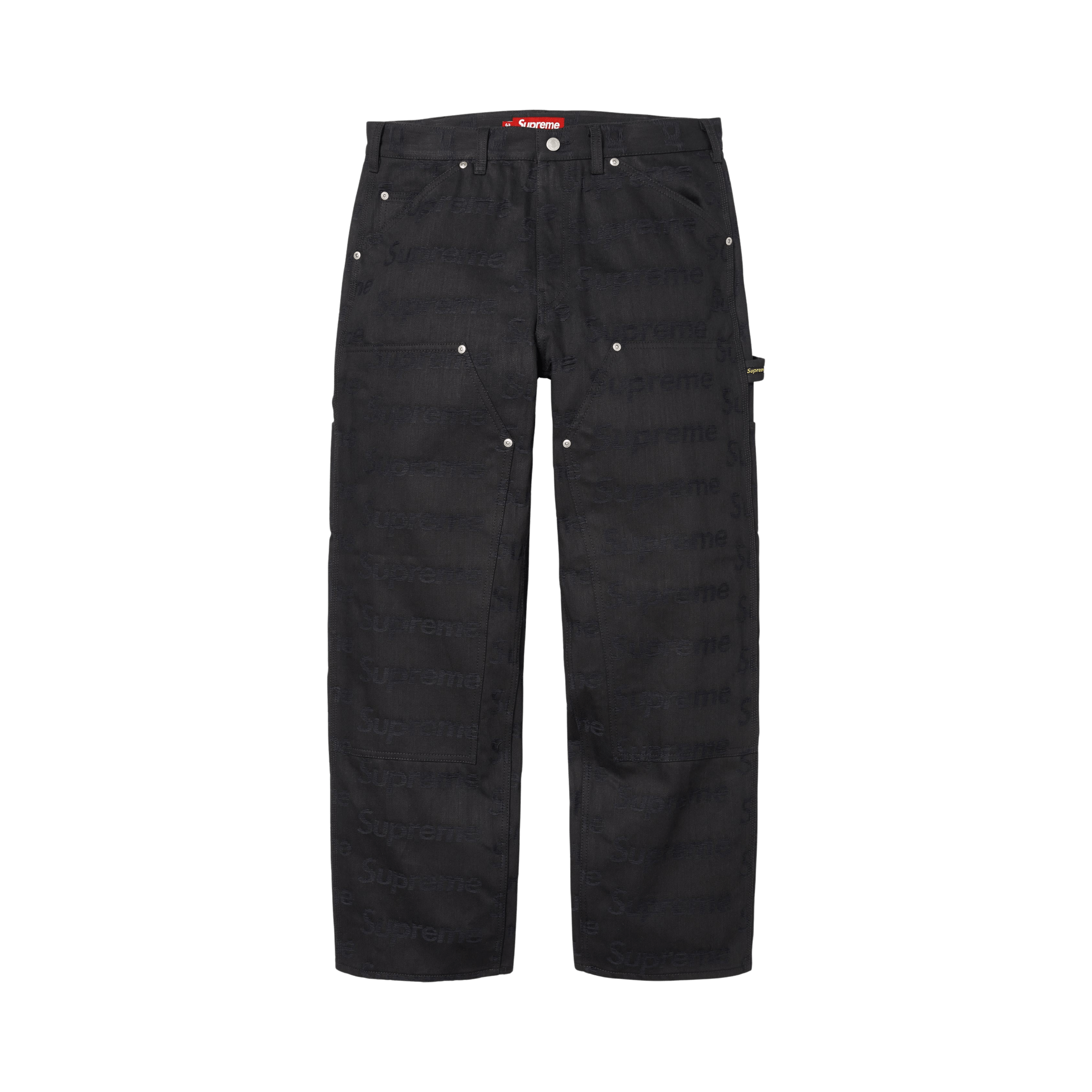 Supreme Supreme Eagle Double Knee Denim Painter Pant Black | Grailed