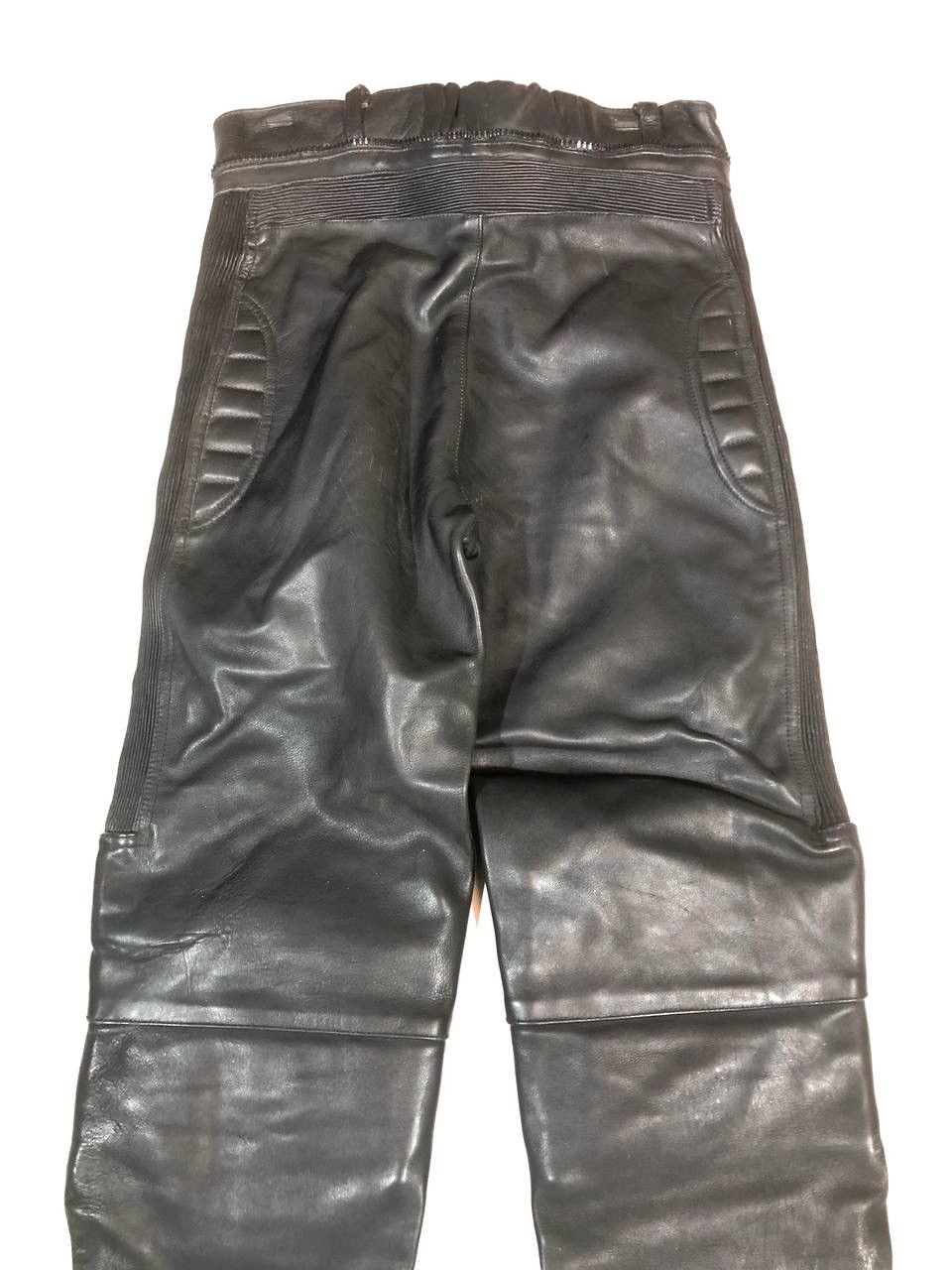 Leather × Vintage Vintage Moto Biker Leather Pants Size US 31 - 7 Thumbnail