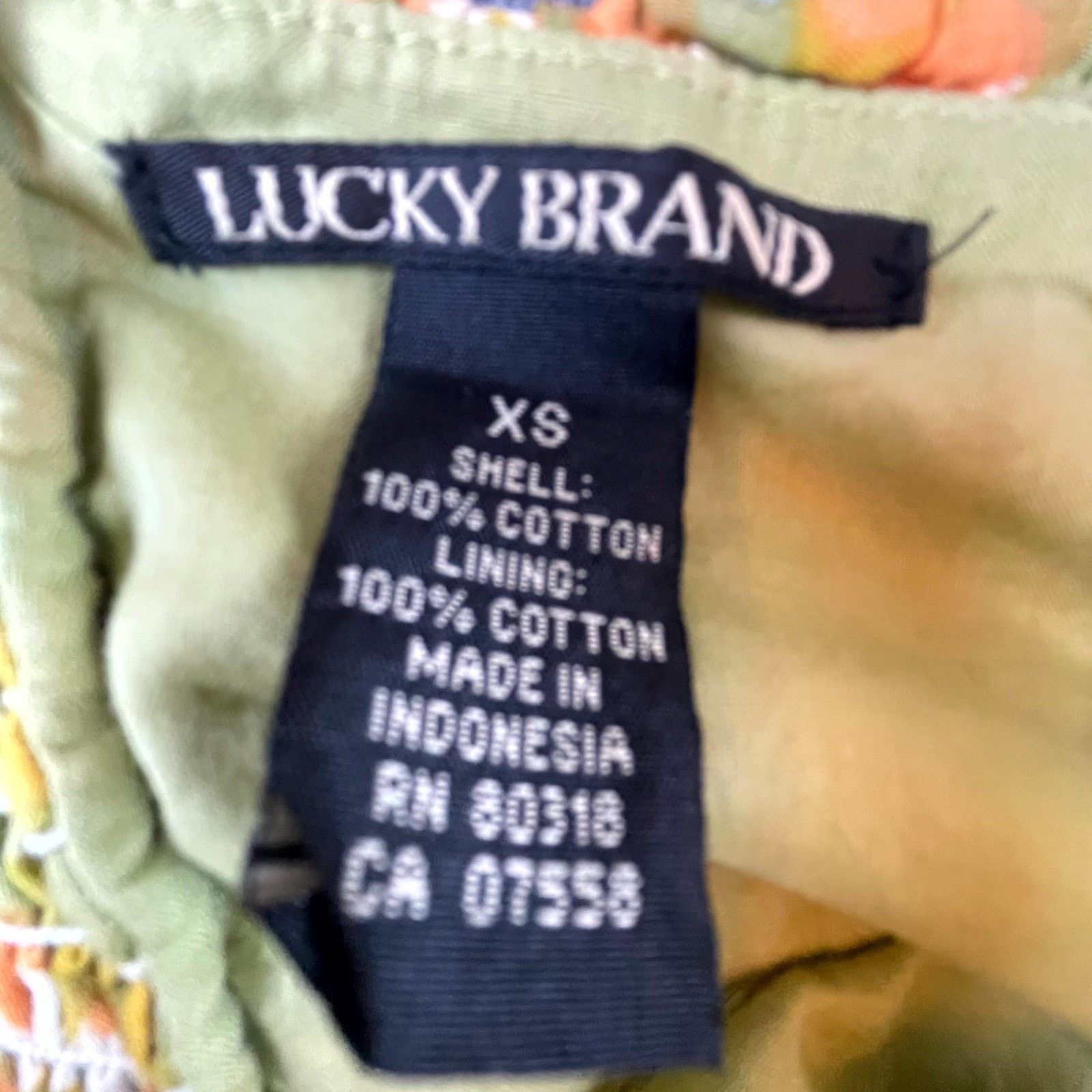 Lucky Brand Lucky Brand Dress XS Babydoll Ruffle Boho Fairycore Indie Size XS / US 0-2 / IT 36-38 - 3 Thumbnail