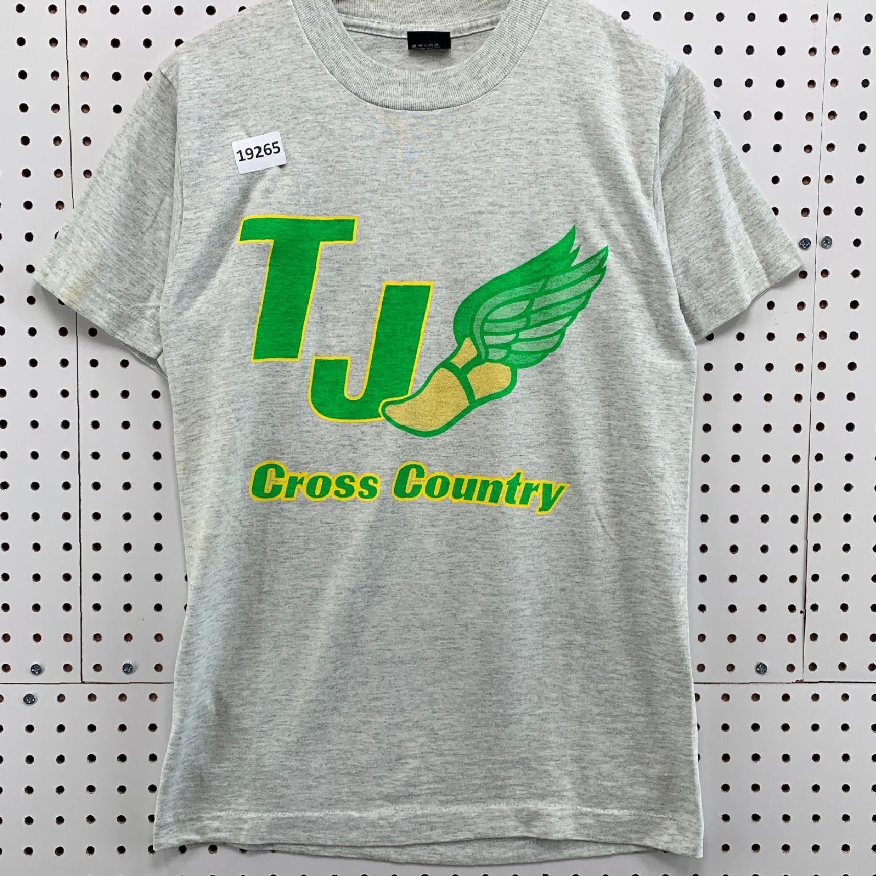 Vintage Vintage Wing Foot Shirt Single Stitch Gray TJ Cross Country Mens M 17.5x27.5 Size US M / EU 48-50 / 2 - 4 Thumbnail