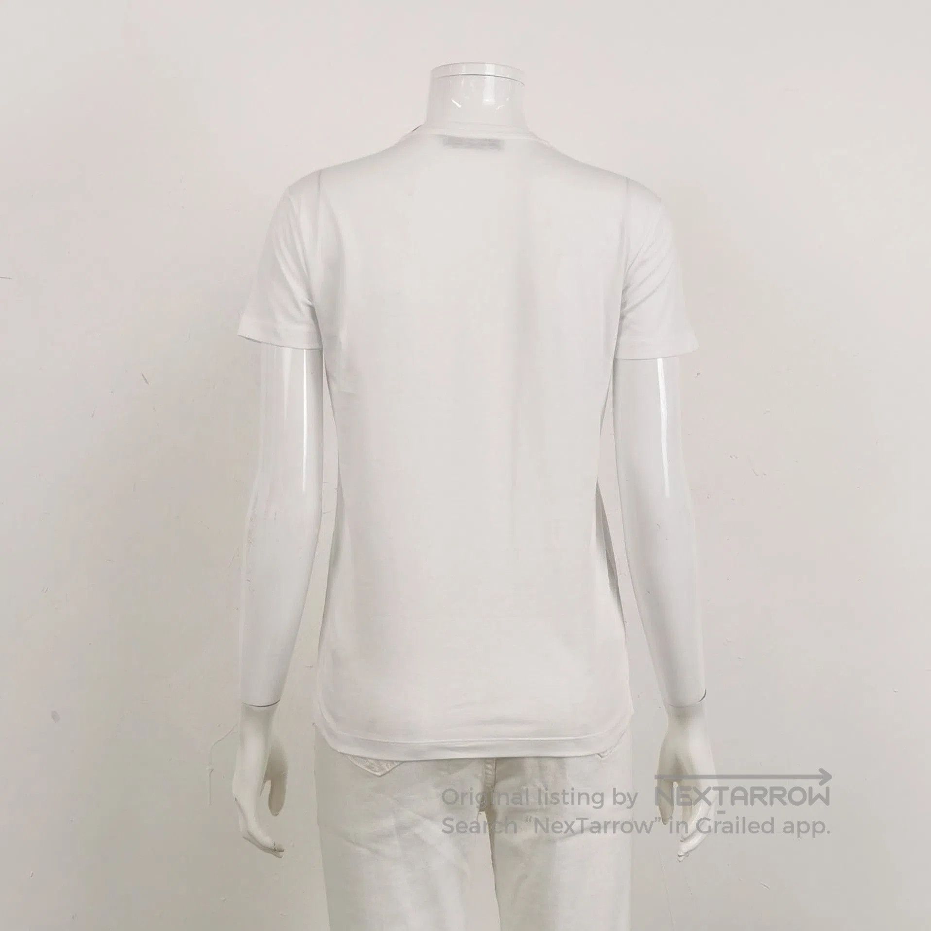 Prada Prada Classic Cotton Crew Neck T. Size S / US 4 / IT 40 - 2 Thumbnail