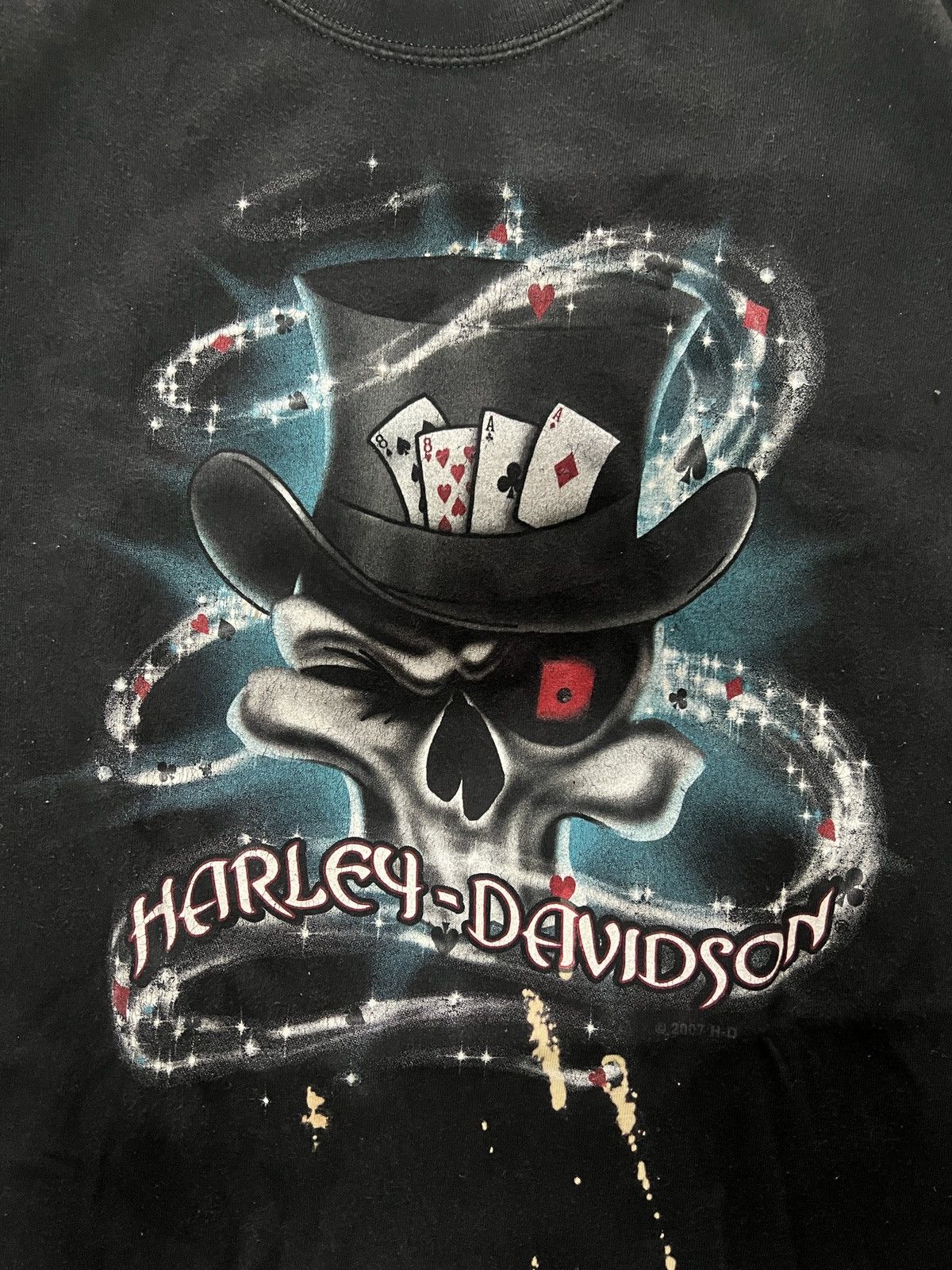 Harley Davidson Harley-Davidson Double Sided Skull DeadMan Hand Size US XL / EU 56 / 4 - 1 Thumbnail