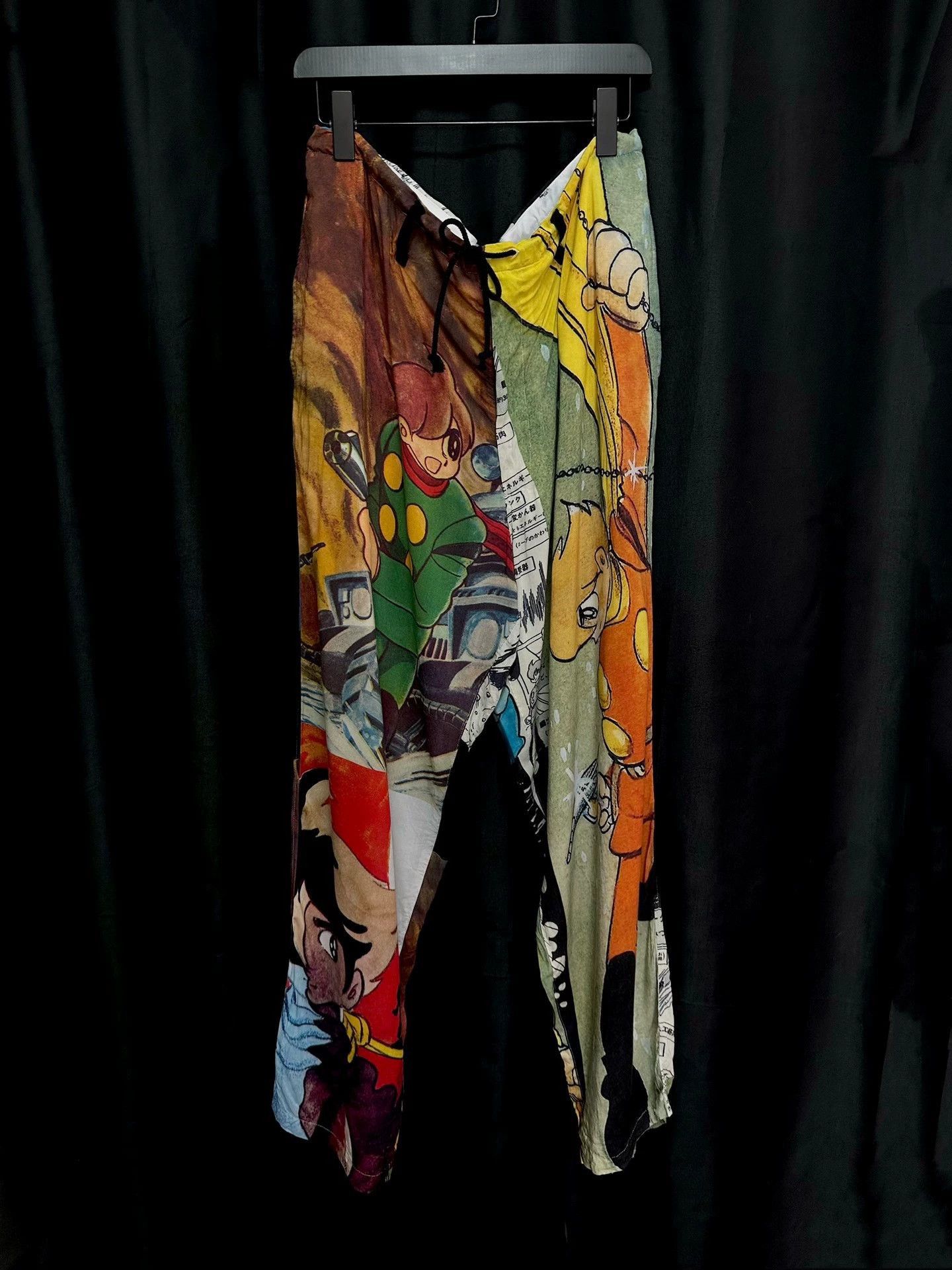 Yohji Yamamoto Multi-Color Printed Casual Pants Size US 30 / EU 46 - 1 Thumbnail