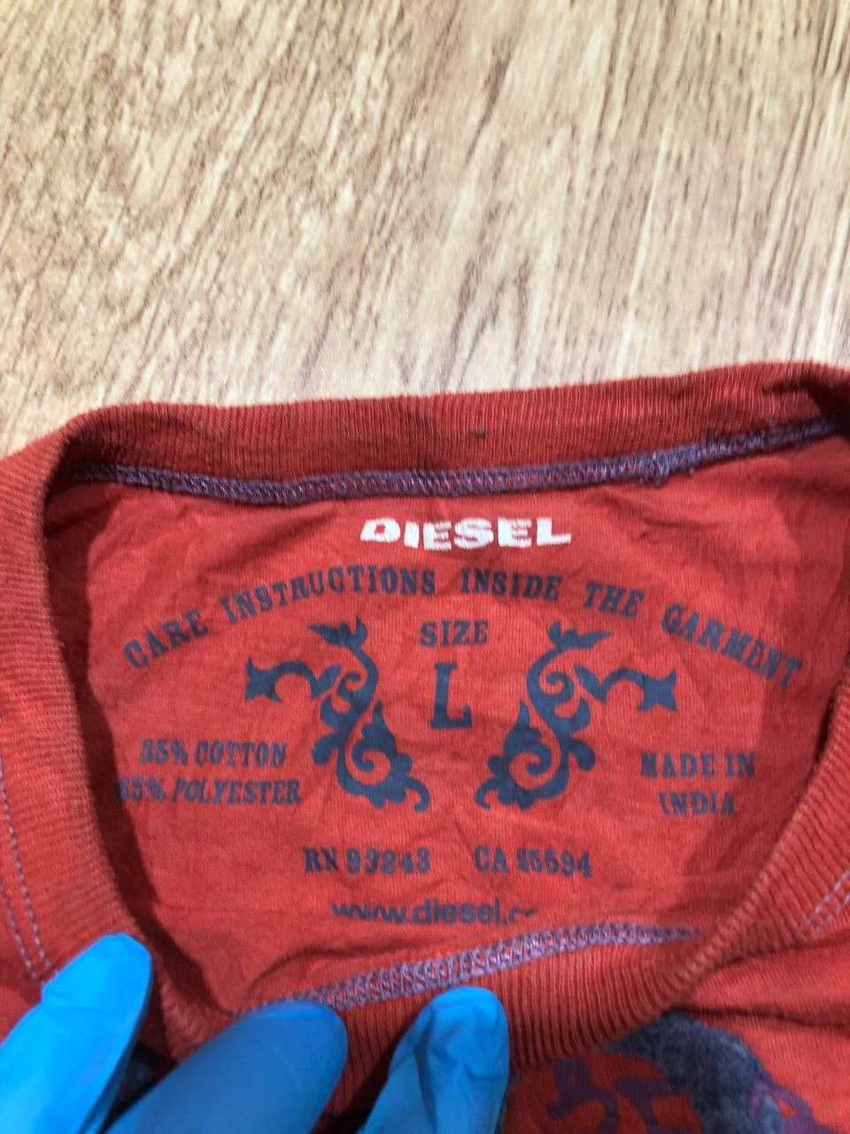 Diesel Vintage 90s Diesel Long Sleeve Black Big Logo Y2K Size US L / EU 52-54 / 3 - 2 Thumbnail