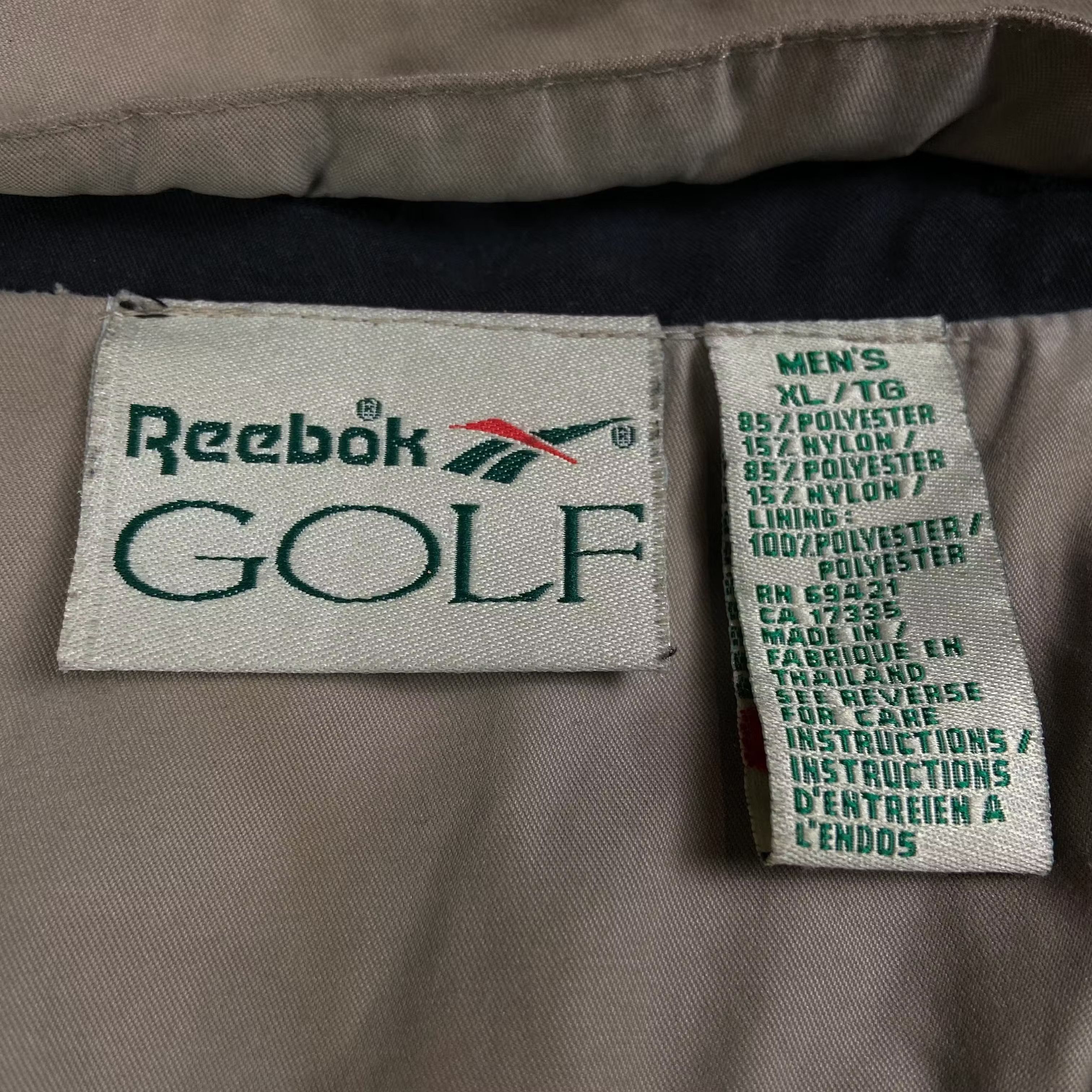 Reebok × Vintage Mens Bomber Jacket Reebok Golf Vintage Size XL Size US XL / EU 56 / 4 - 5 Thumbnail