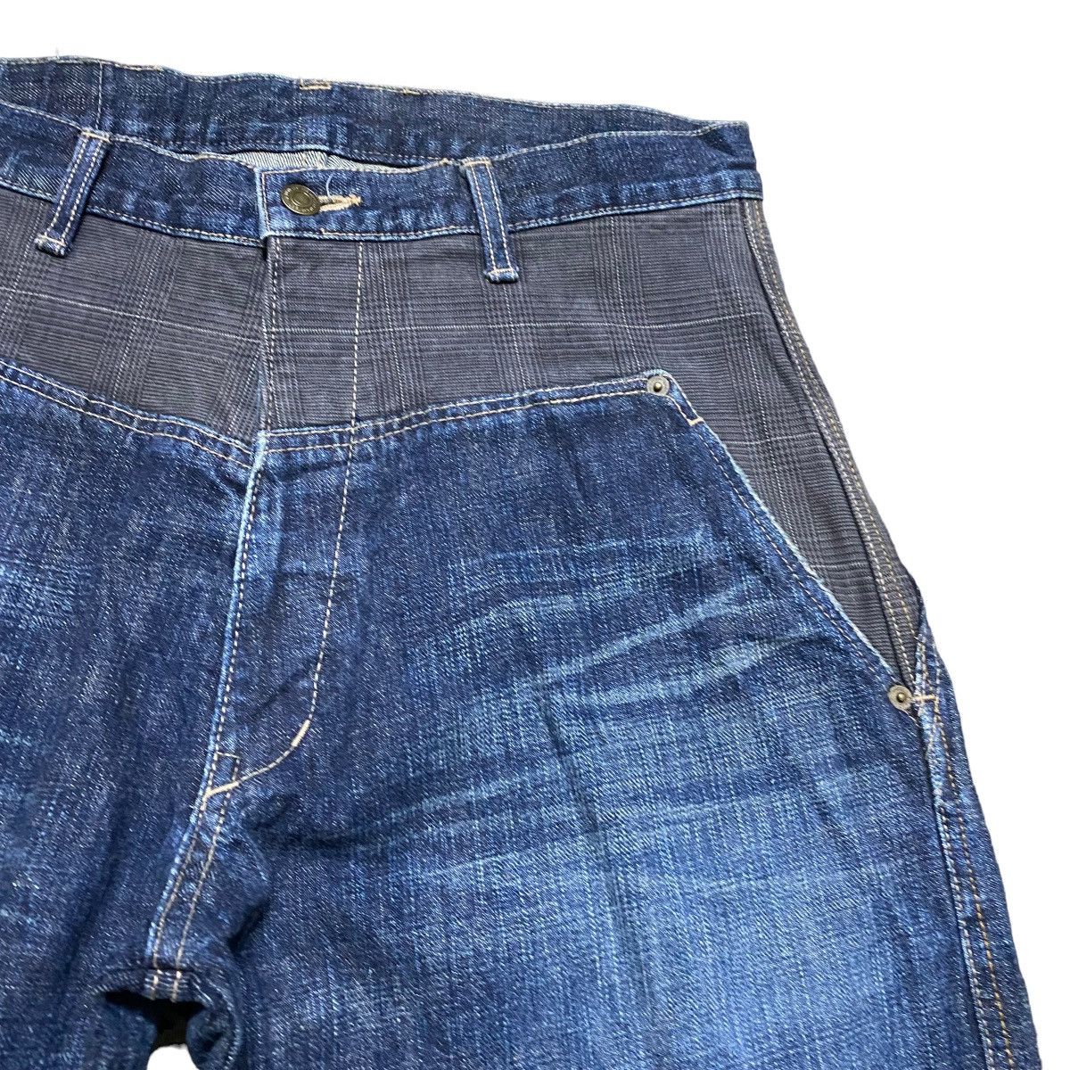Japanese Brand Japanese Brand HIGHBROW Hybrid Denim Jeans Size US 32 / EU 48 - 5 Thumbnail
