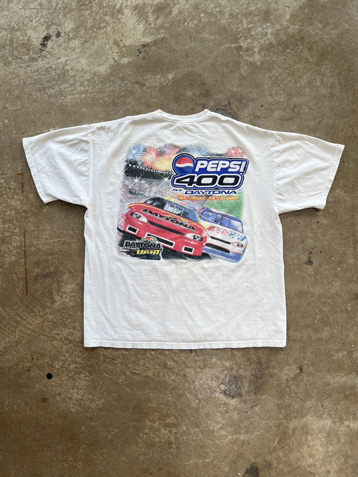NASCAR Vintage 1999 NASCAR Pepsi 400 Daytona Speed of Light XXL Size US XXL / EU 58 / 5 - 2 Thumbnail