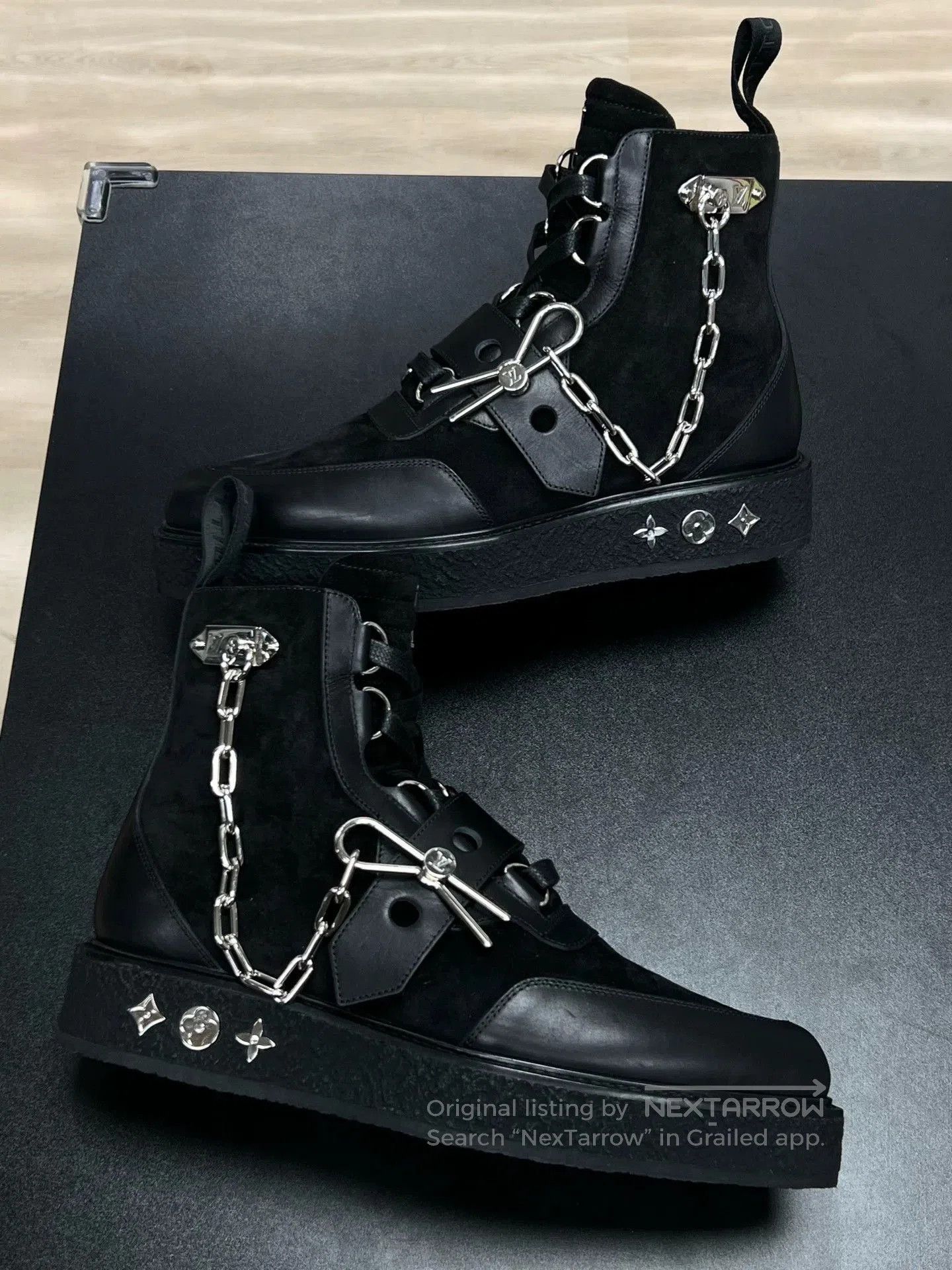 Louis Vuitton lv creeper short boots black size uk5.5. Size US 6 / EU 39 - 4 Thumbnail