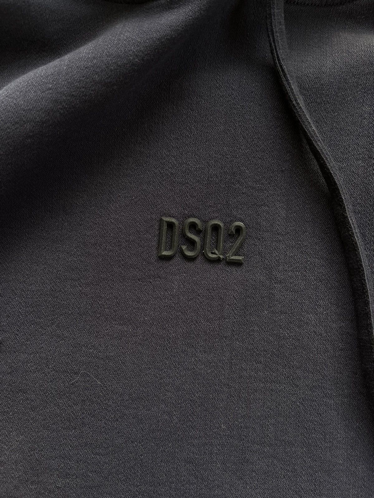 Dsquared2 Desquared Minimalistic Small Logo Navy Washed Hoodie Size US L / EU 52-54 / 3 - 3 Thumbnail