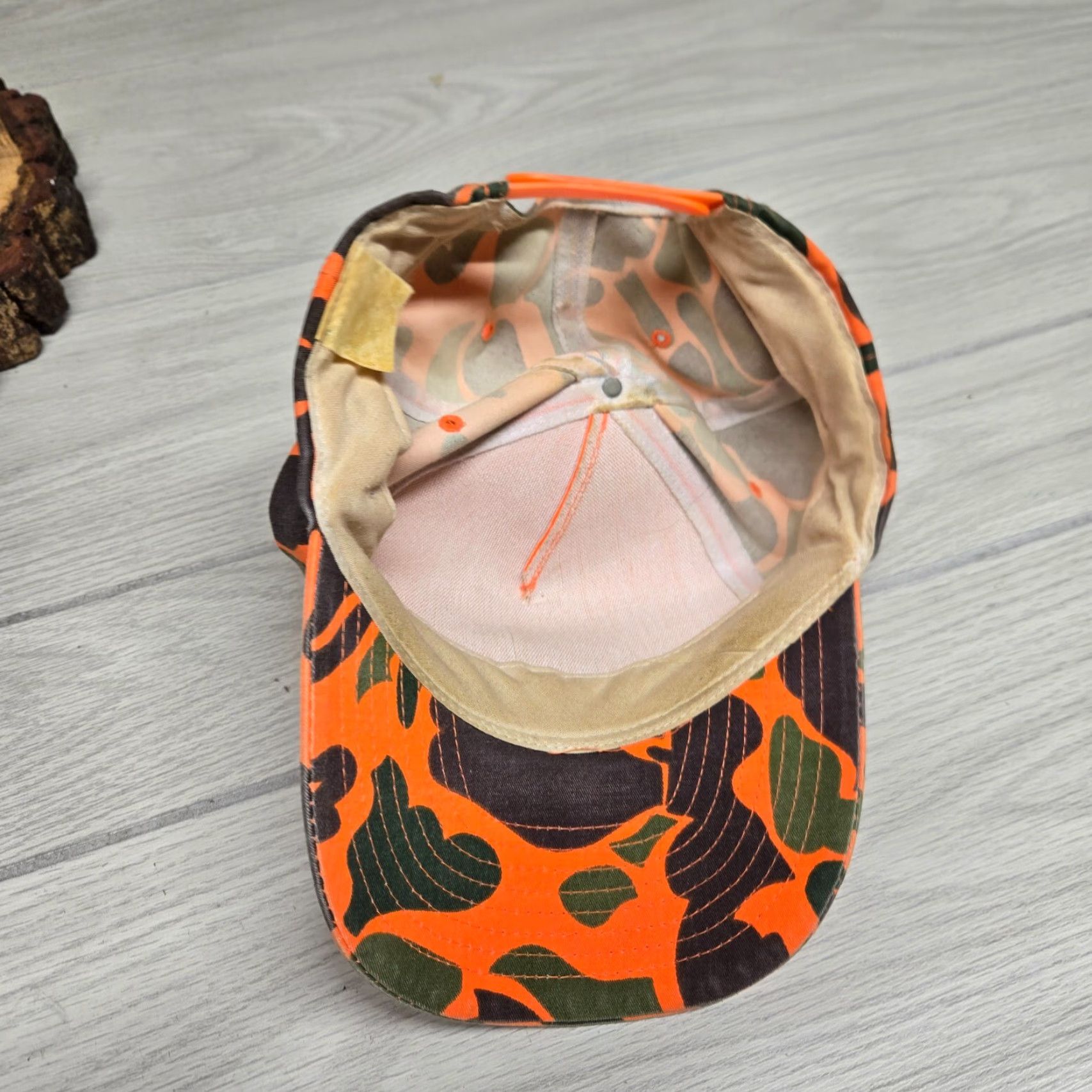 Vintage Vintage Hunting Hat Camouflage Deer Deer Hat Cap Snapback Adult Adjustable Hoss’s 2002 Orange Camo Hat Cap Snapback Adult Adjustable Size ONE SIZE - 5 Thumbnail