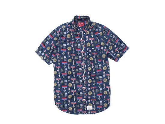 Supreme Supreme 2010 Medal S/S Button Up Shirt | Grailed