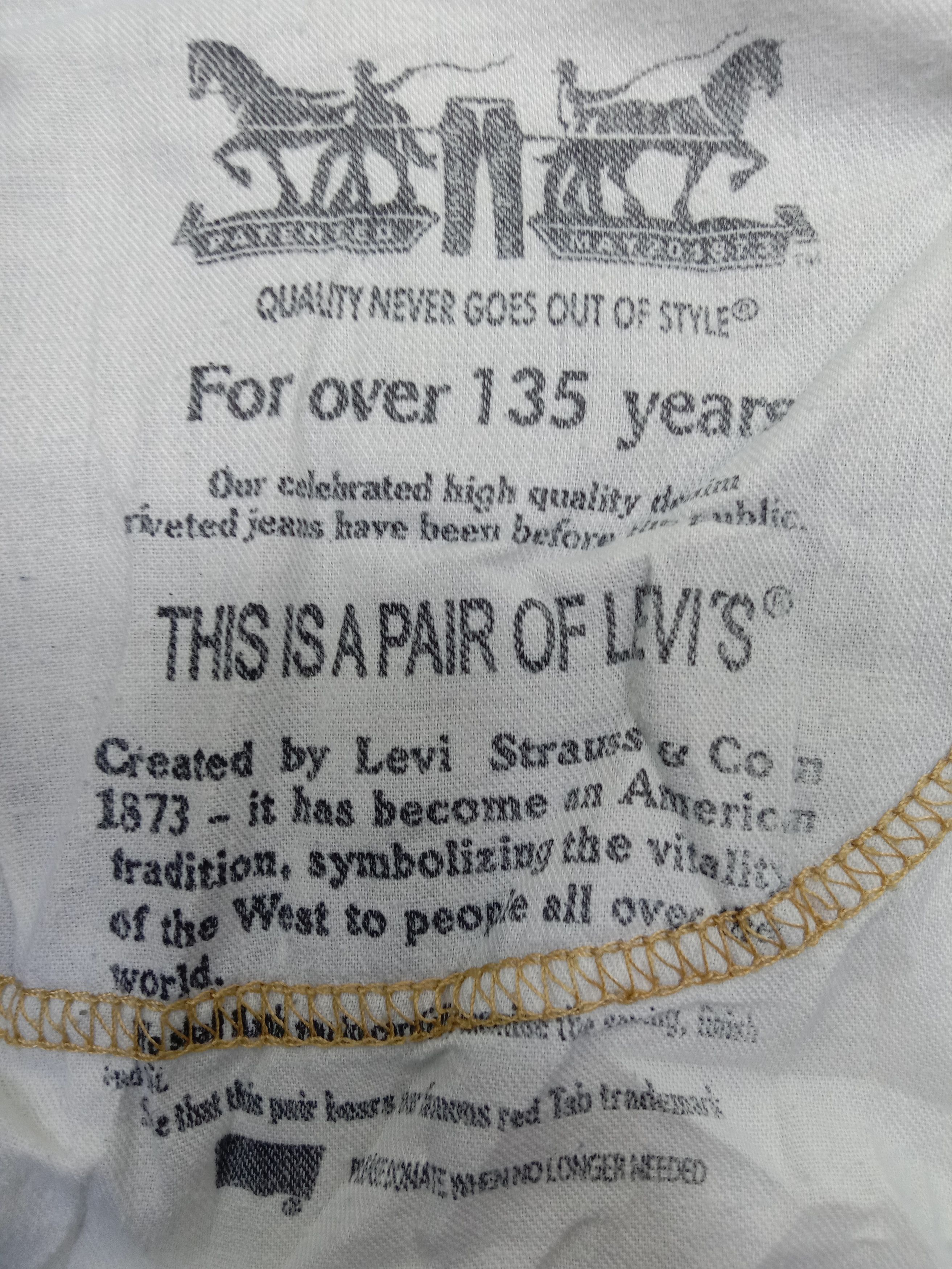Levi's Vintage Levi's 559 Jeans Relaxed Straight Fit Denim Size US 34 / EU 50 - 11 Thumbnail