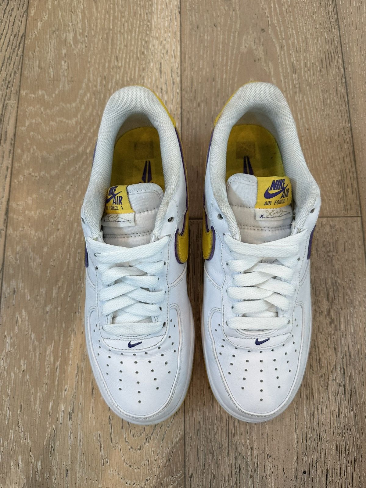Nike Nike Air Force 1 Low Retro QS Kobe Bryant Lakers Home Size US 8.5 / EU 41-42 - 2 Thumbnail