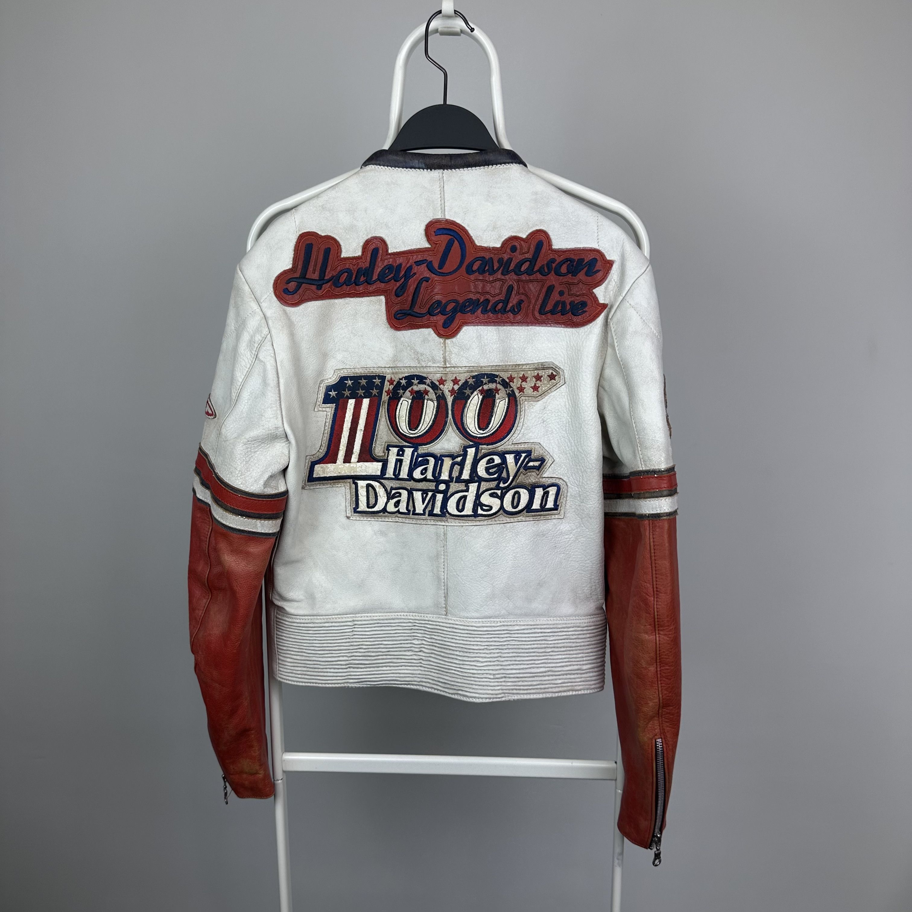 Harley Davidson Harley Davindson leather jacket biker women S M Size M / US 6-8 / IT 42-44 - 2 Thumbnail