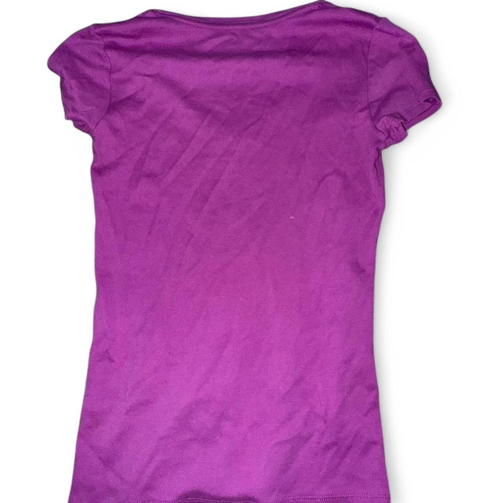 Banana Republic Banana Republic Women's Purple T-Shirt Size XS / US 0-2 / IT 36-38 - 3 Thumbnail