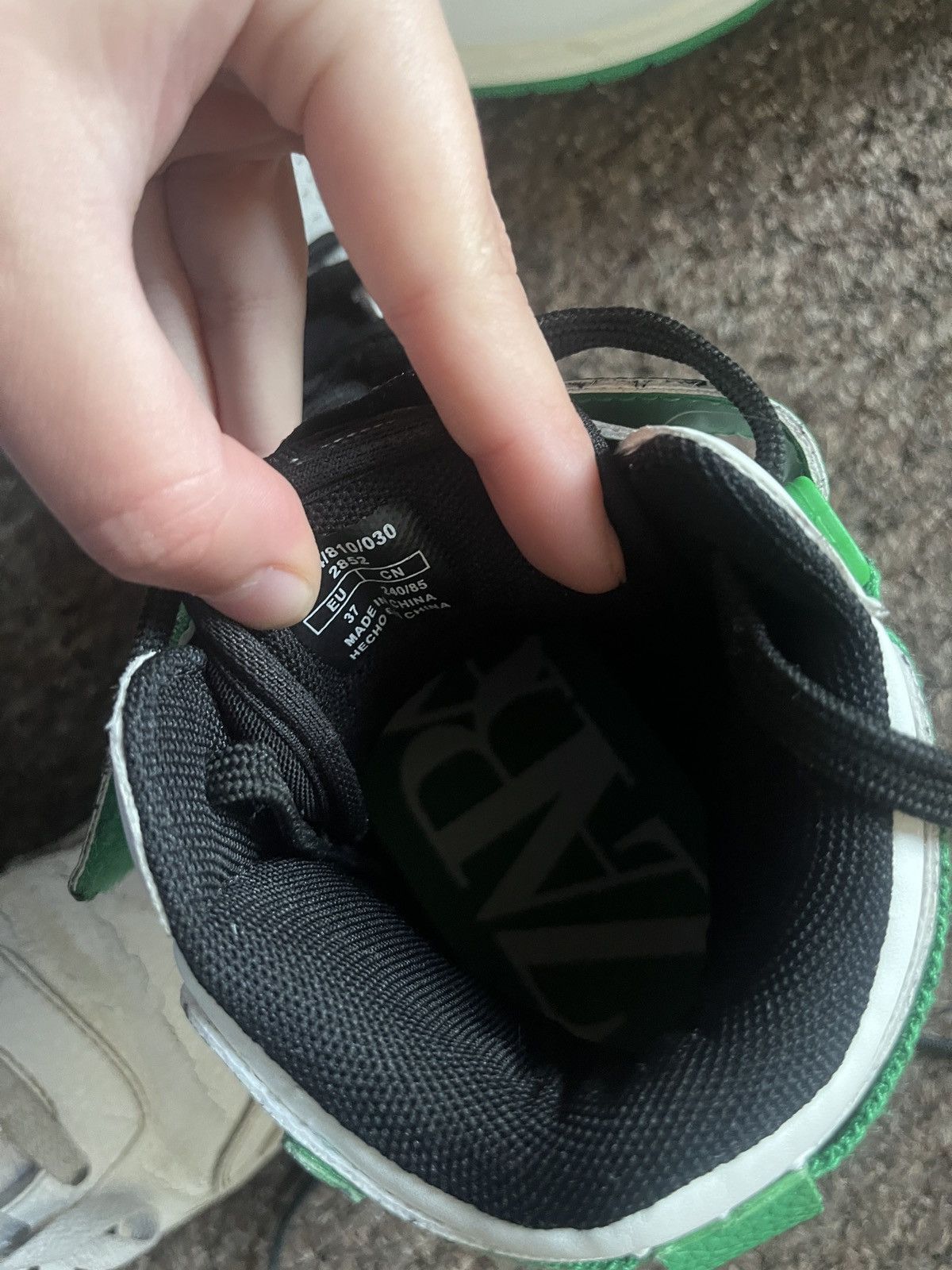 Zara Zara green high-top sneakers Size US 6.5 / IT 36.5 - 7 Thumbnail