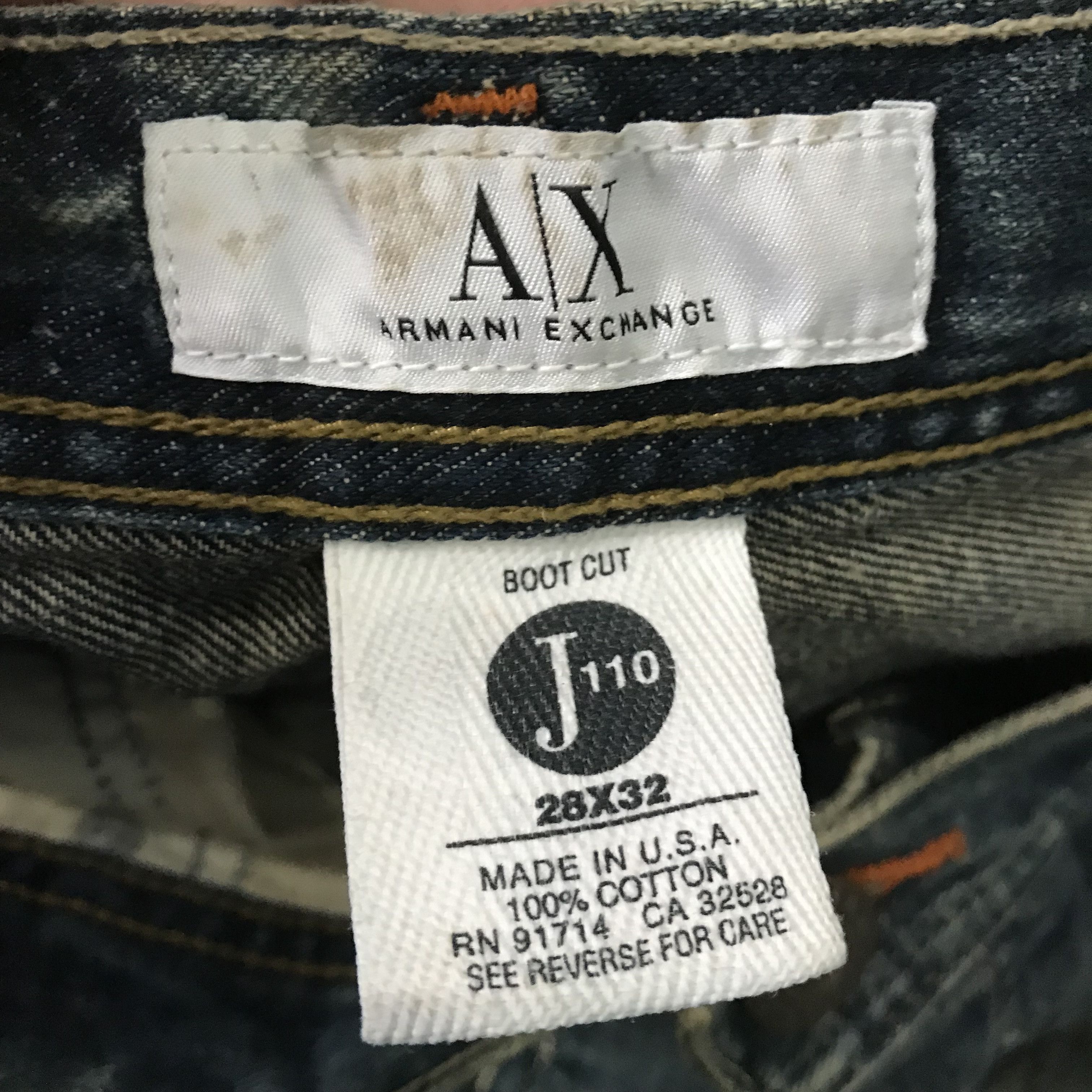 Armani Exchange Armani exchange Jeans Denim indigo Jeans Boot Cut jeans Size US 28 / EU 44 - 10 Thumbnail