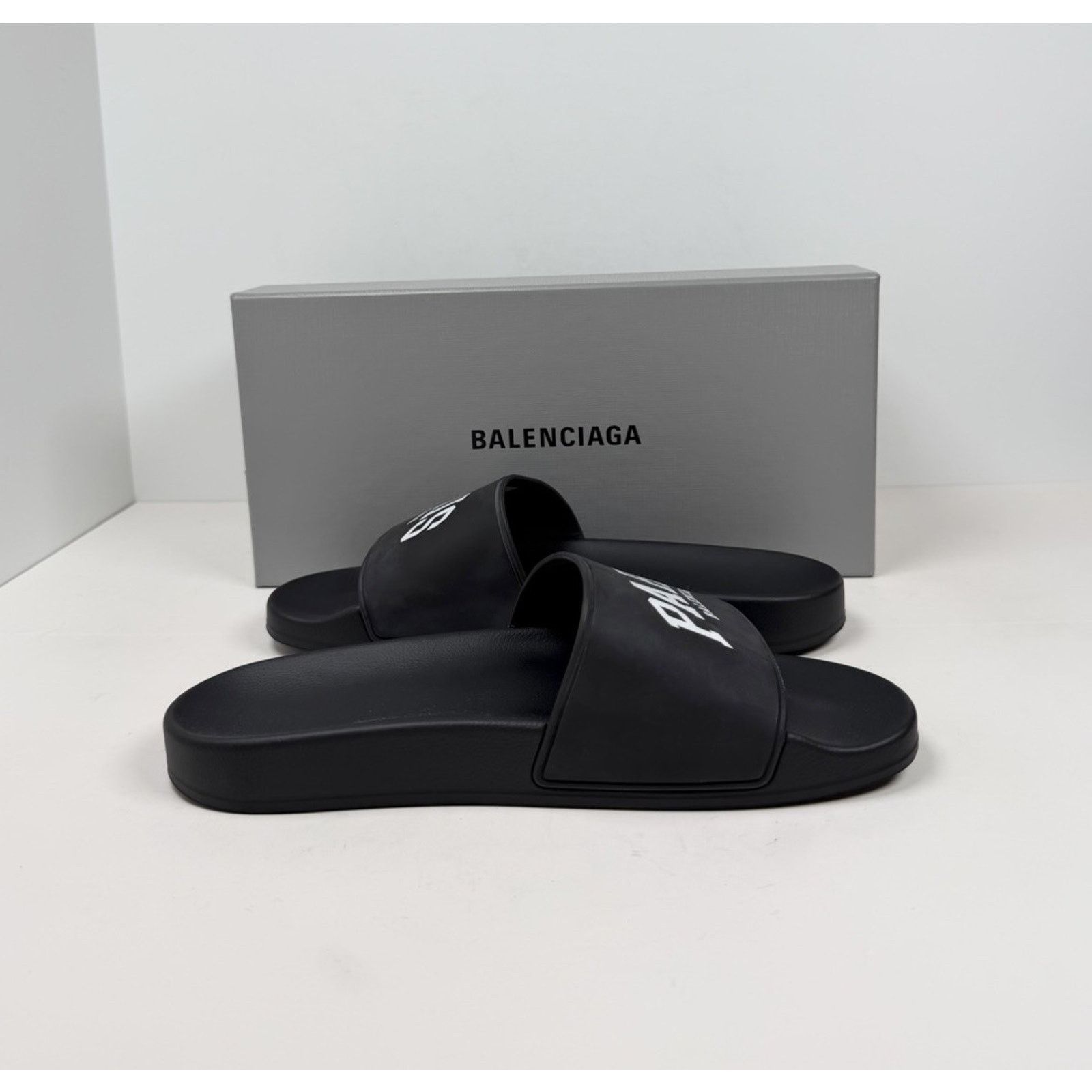 Balenciaga Size 40EU/7US - Balenciaga Black Rubber Sandals NEW Size US 7 / EU 40 - 5 Thumbnail