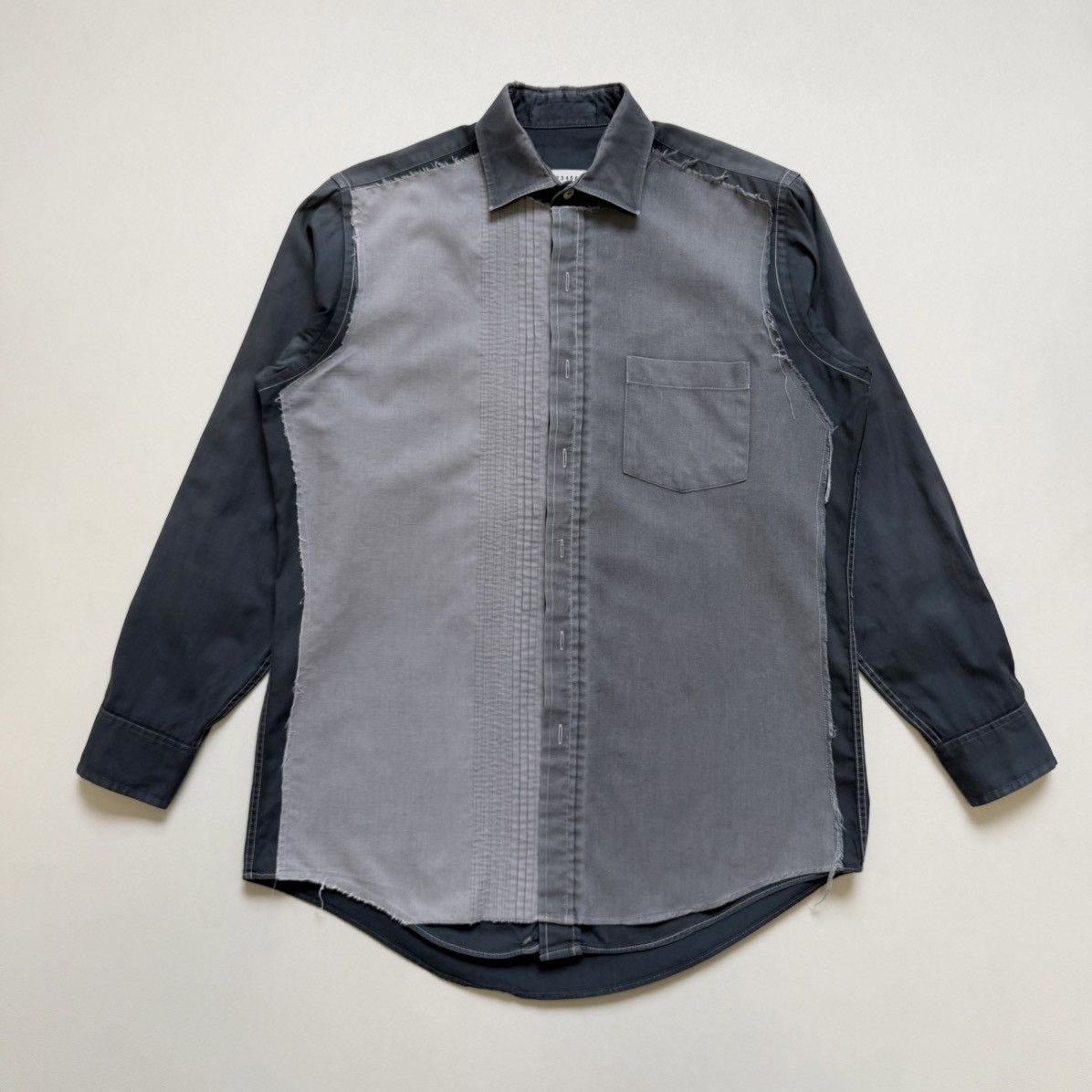 Maison Margiela S/S 04 ⓪ ① ⓪ Thrashed Artisanal Reworked Shirt Size US M / EU 48-50 / 2 - 23 Thumbnail