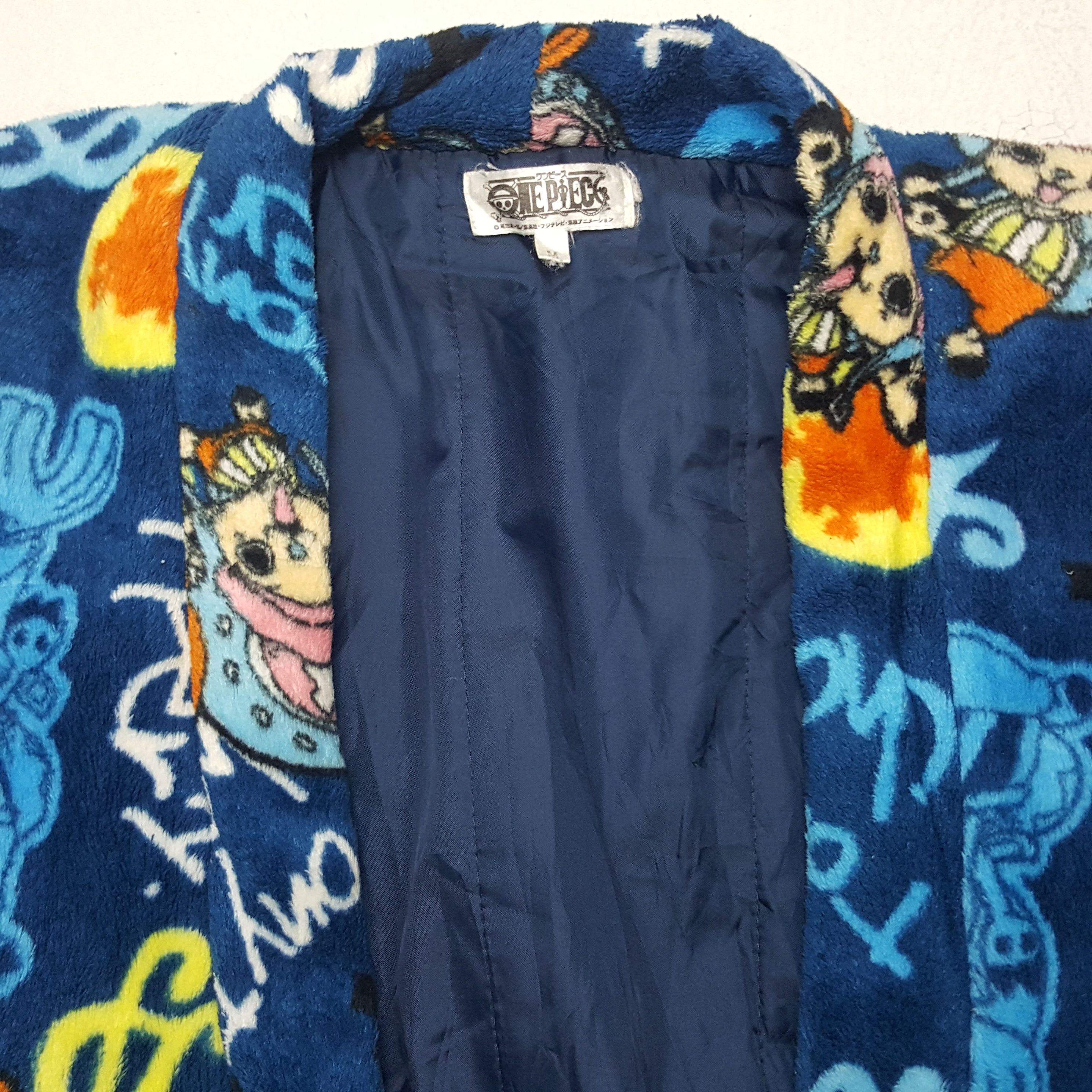 One Piece × Vintage One Piece Japanese Anime Velvet Kimono Japanese Jacket Size US M / EU 48-50 / 2 - 5 Thumbnail