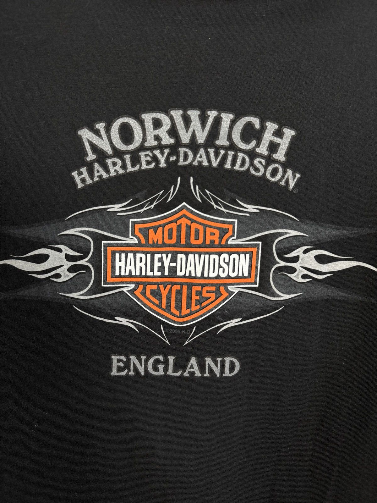 Harley Davidson Harley Davidson Motorcycle T-Shirt Norwich England Girl USA Size US M / EU 48-50 / 2 - 16 Thumbnail