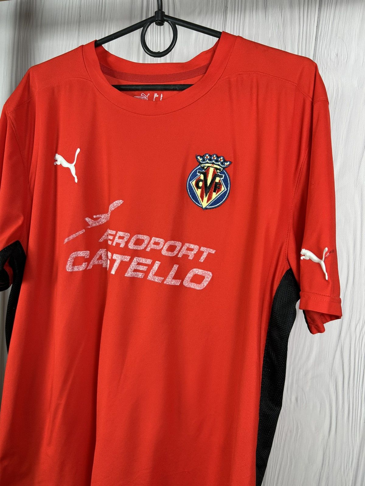 Puma Villarreal Training/Leisure football shirt 2008/09 Jersey L Size US L / EU 52-54 / 3 - 3 Thumbnail