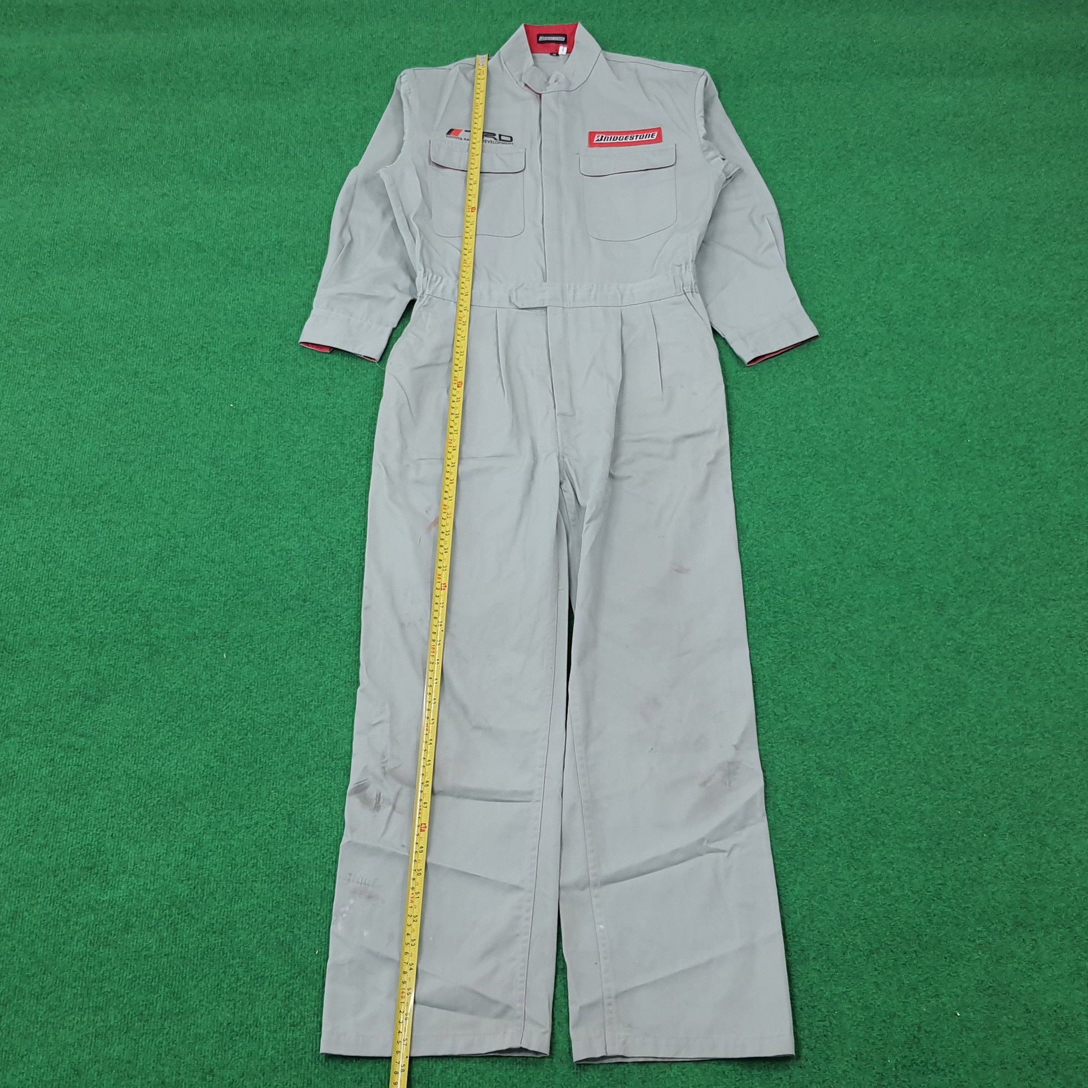 Japanese Brand × Vintage Vintage Bridgestone x Custom TRD Racing Coverall C231N13 Size US S / EU 44-46 / 1 - 4 Thumbnail