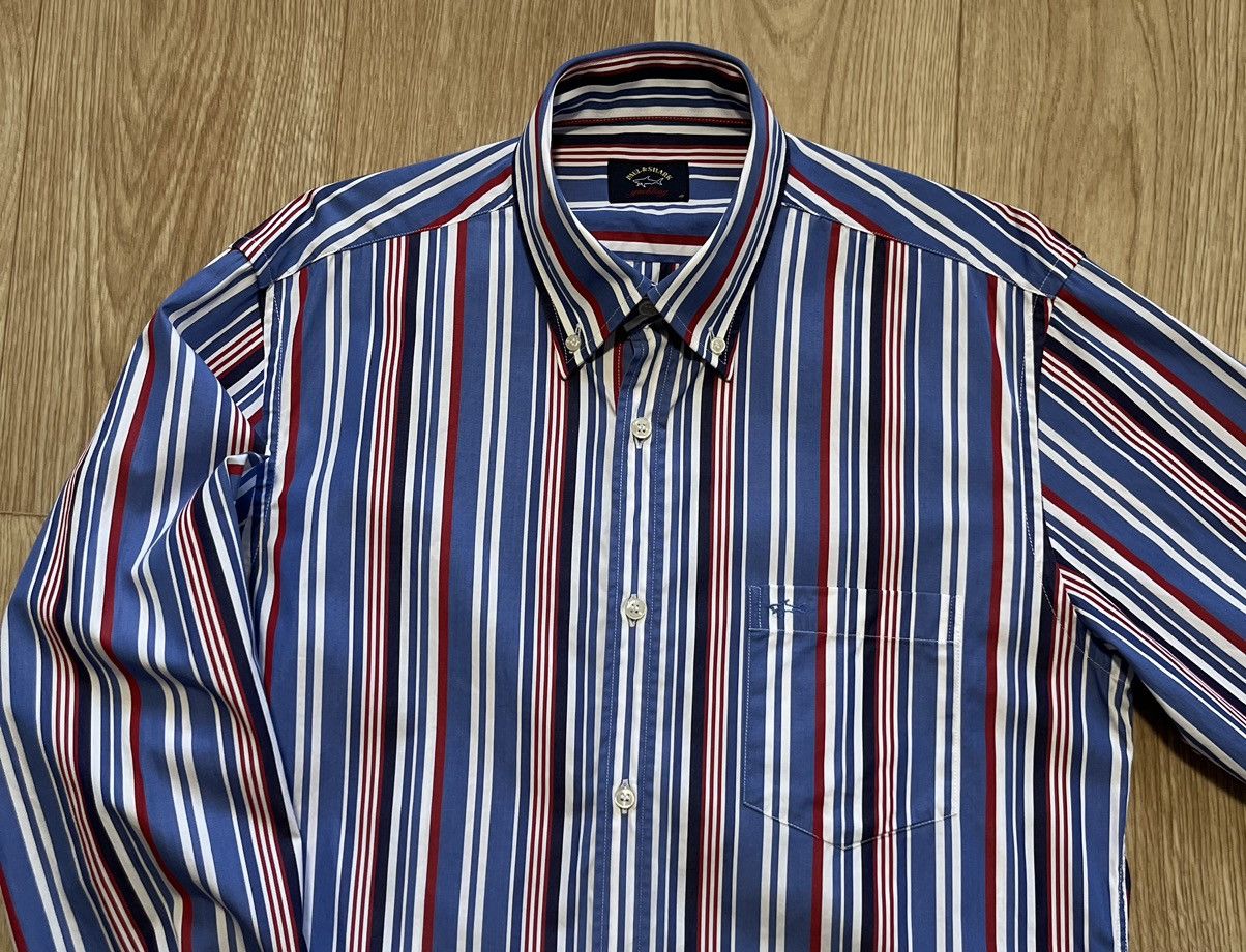 Paul & Shark Paul & Shark Yachting Striped Shirt Size US M / EU 48-50 / 2 - 2 Thumbnail