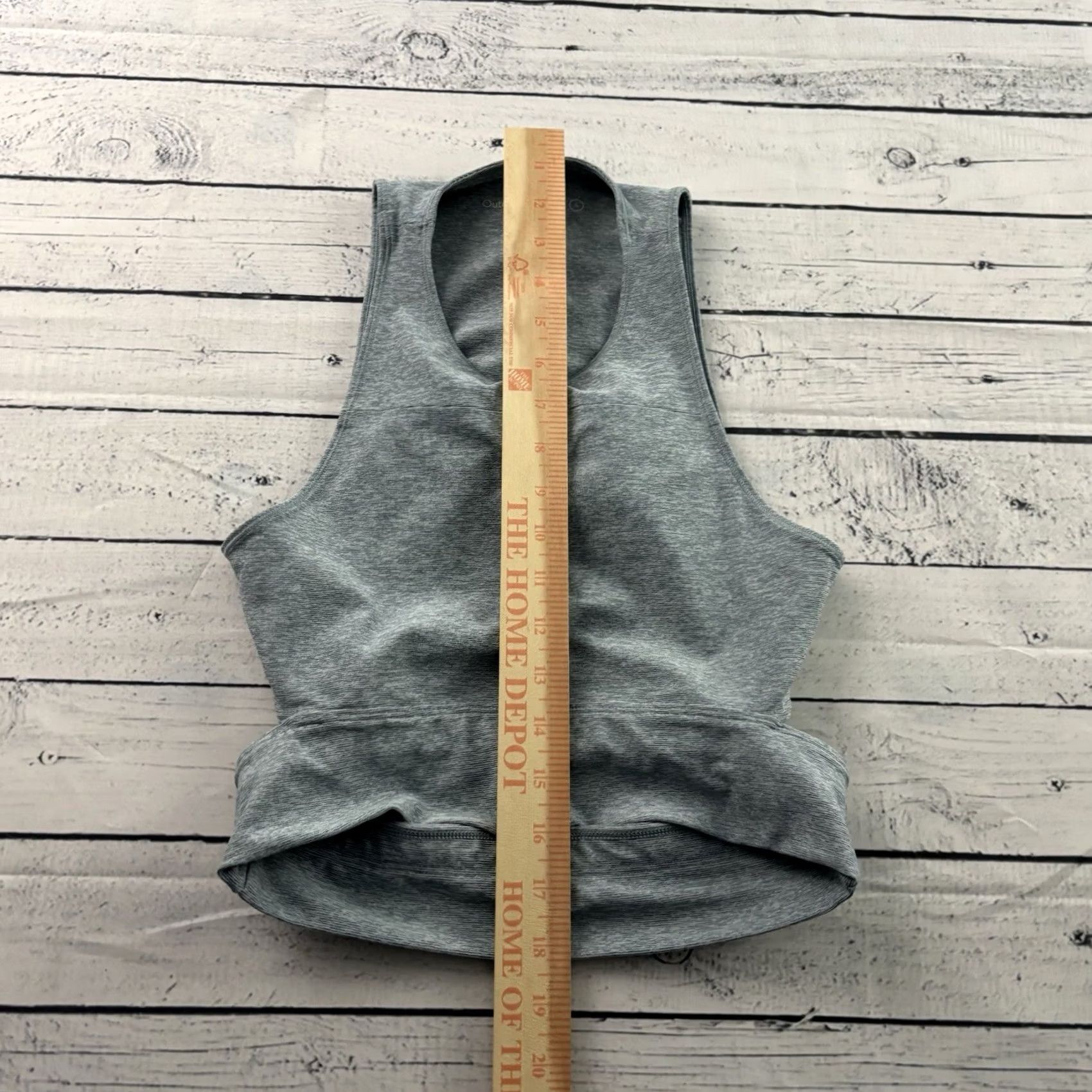 Outdoor Voices Outdoor Voices Sports Bra Women's Small Blue Gray Shirt Bra Womens S Blue Gray Sports Bra Size ONE SIZE - 3 Thumbnail