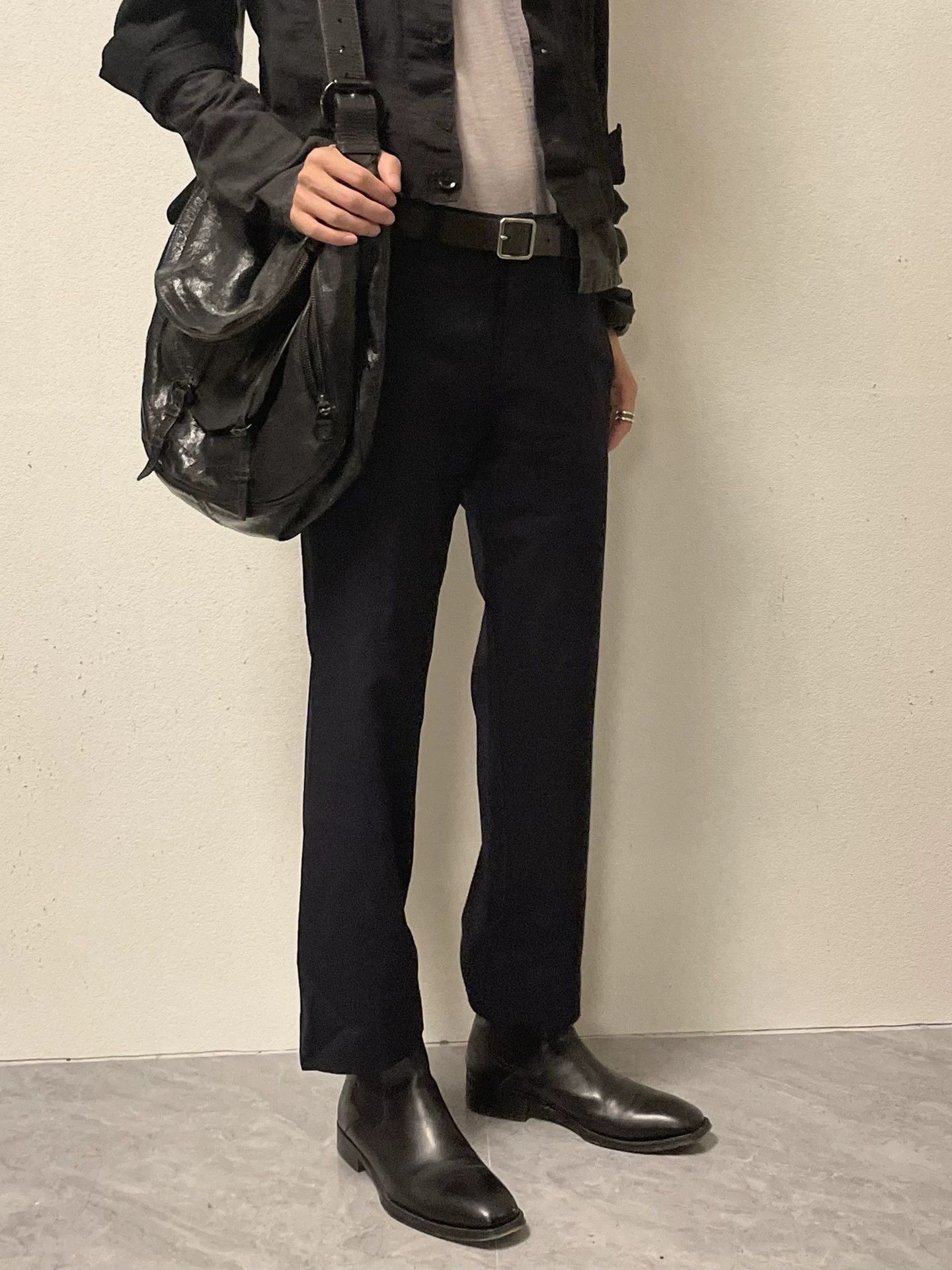 Junya Watanabe Black Casual Straight-Leg Pants Size US 30 / EU 46 - 1 Thumbnail