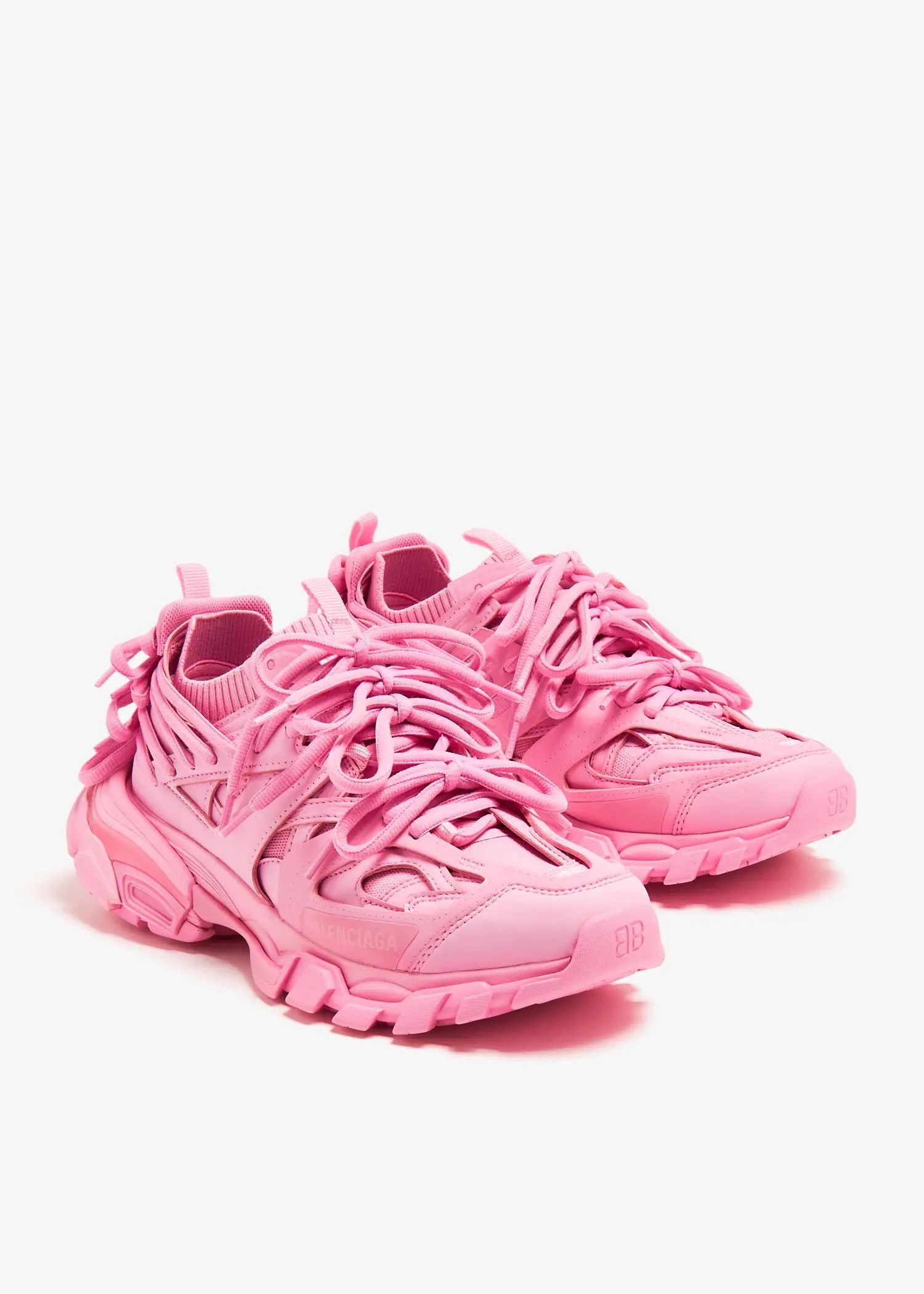 Balenciaga o1bcso1str0126 Track Sneakers in Pink Size US 10 / IT 40 - 4 Thumbnail