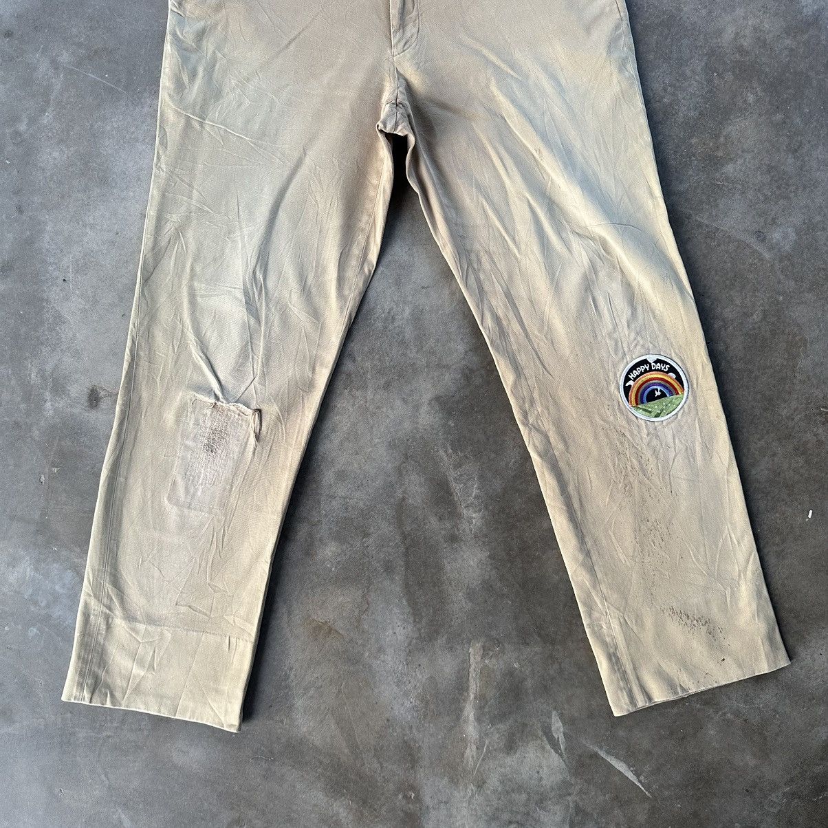 Japanese Brand Petit Bonheur Inattendu PBI Distressed Trousers Pants Size US 35 - 3 Thumbnail