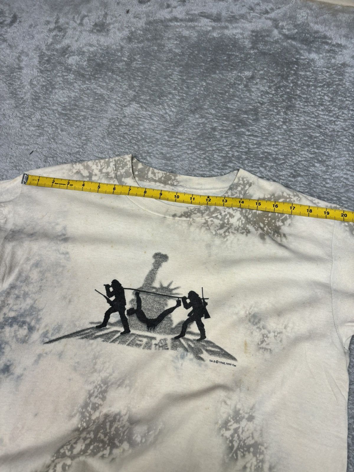 Vintage Vintage 90"s Acidwash Movie Planet Of The Apes Size US L / EU 52-54 / 3 - 12 Thumbnail