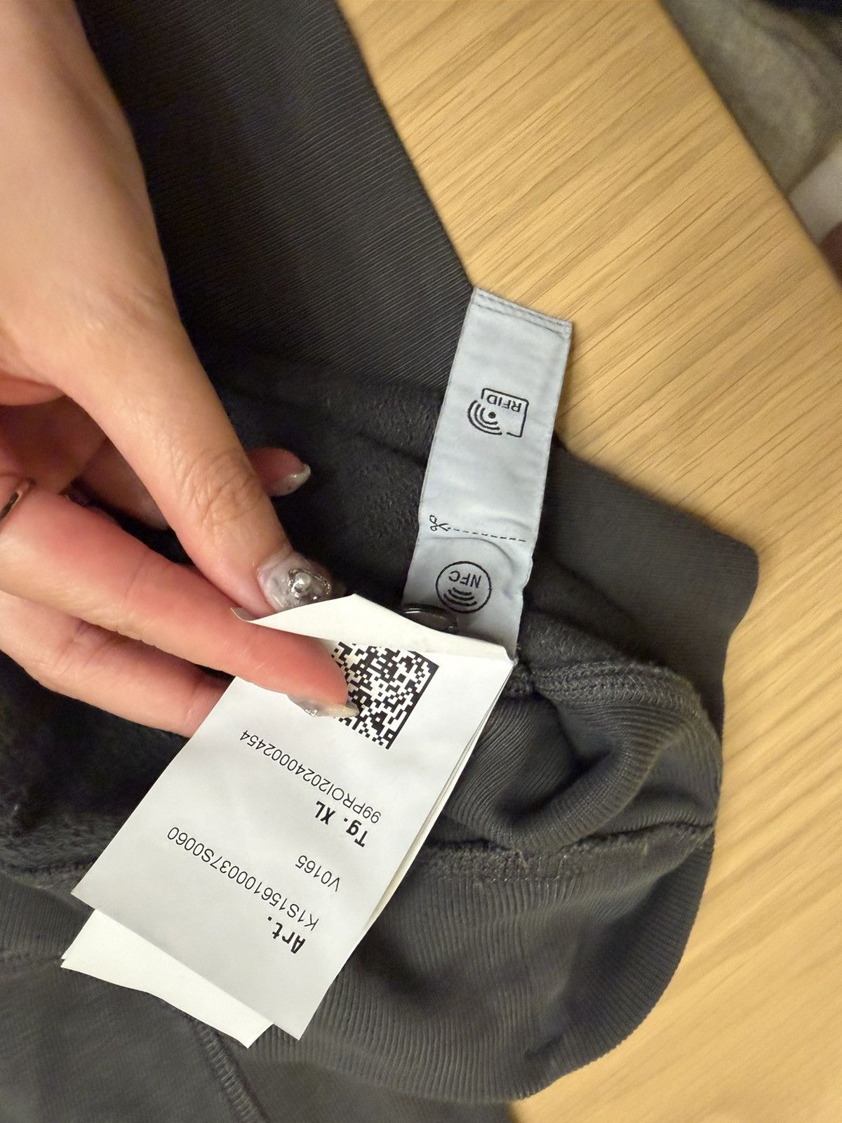 Stone Island Stone island Dyed Pullover Hoodie – Faded Charcoal Grey Size US XL / EU 56 / 4 - 10 Thumbnail