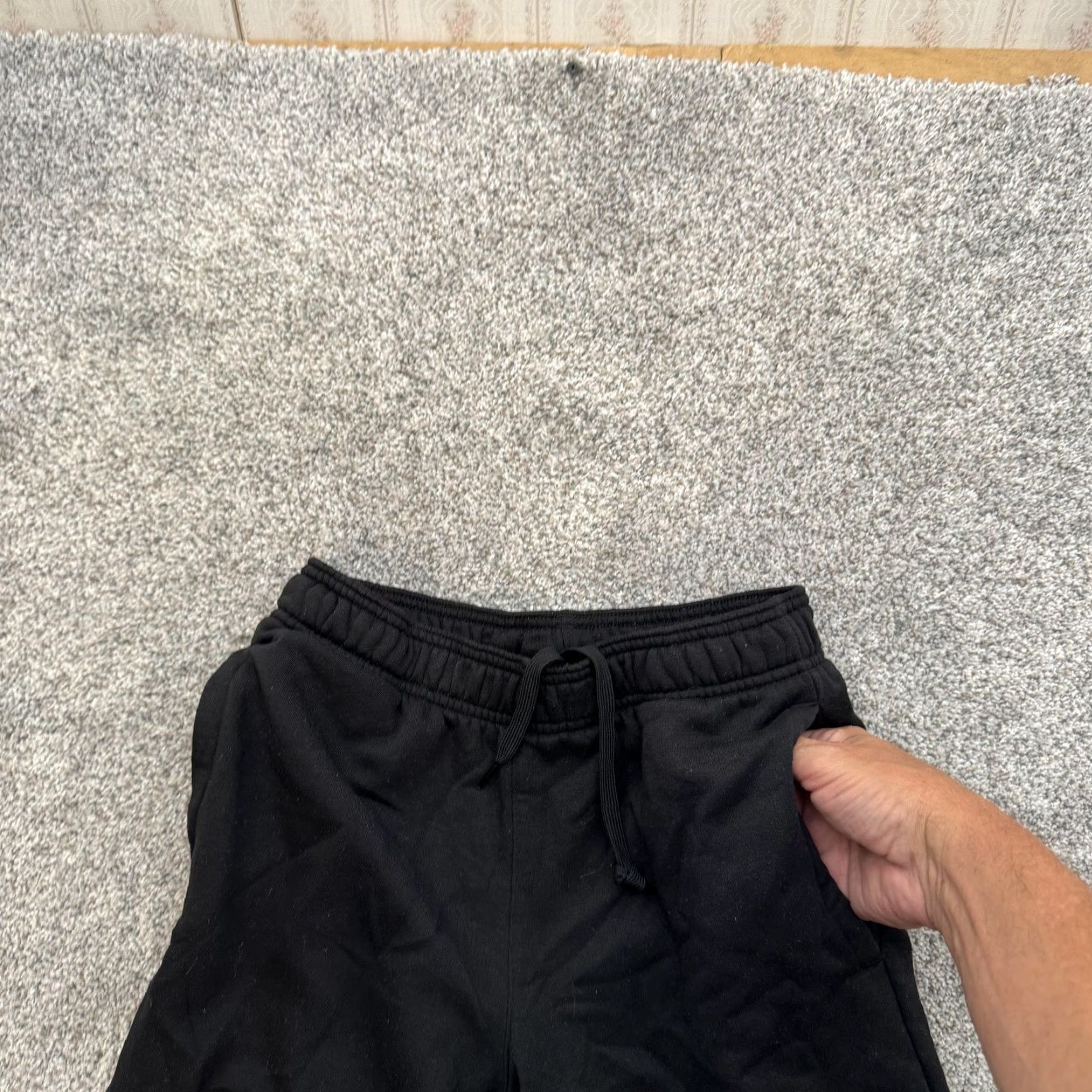 Adidas Adidas Pants Mens Small Fleece Athletic Jogger Drawstring Waist 26x28.5 Size US 29 - 6 Thumbnail