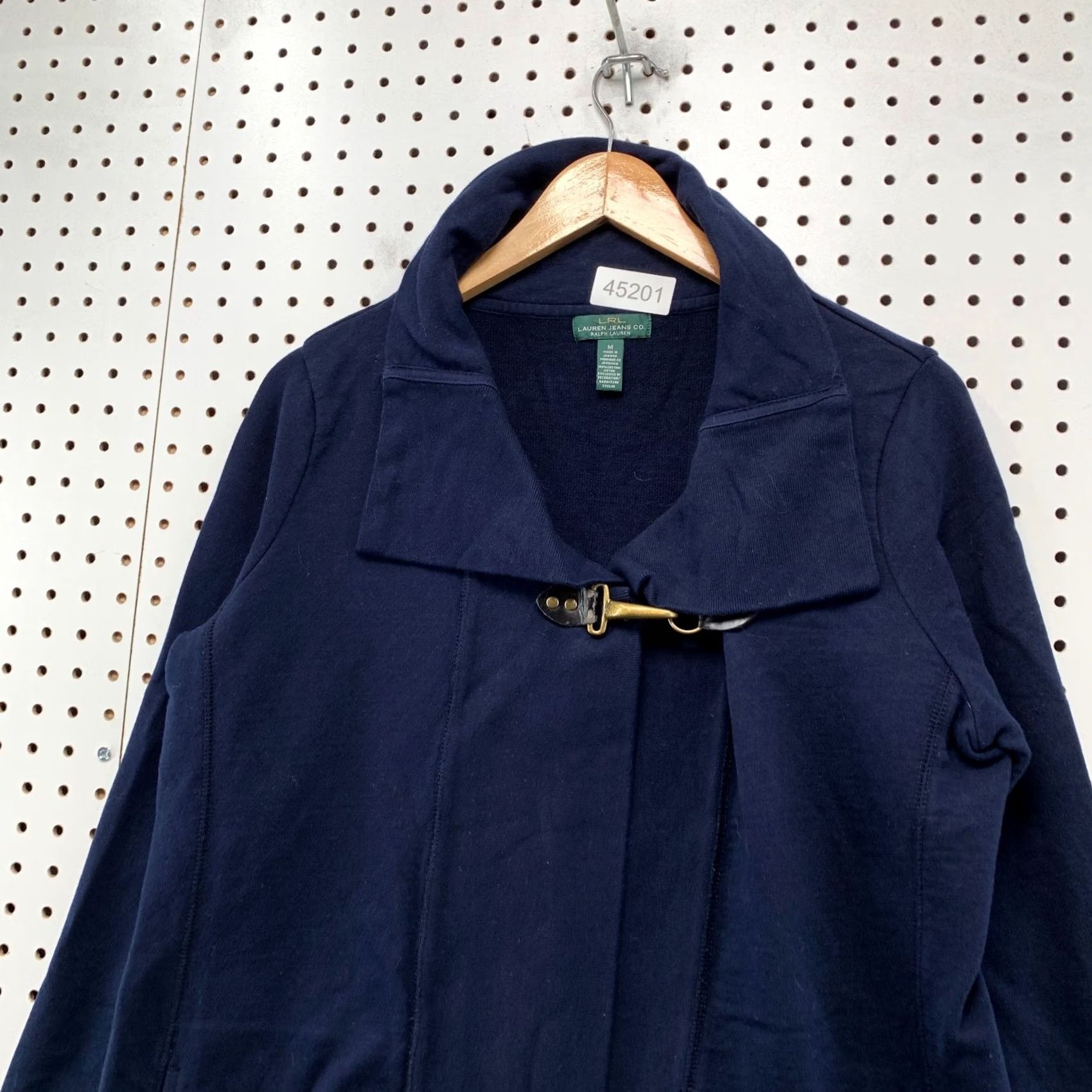 Ralph Lauren Lauren Ralph Lauren Cardigan Sweater Womens Medium Navy Blue Fireman Hook Size M / US 6-8 / IT 42-44 - 4 Thumbnail