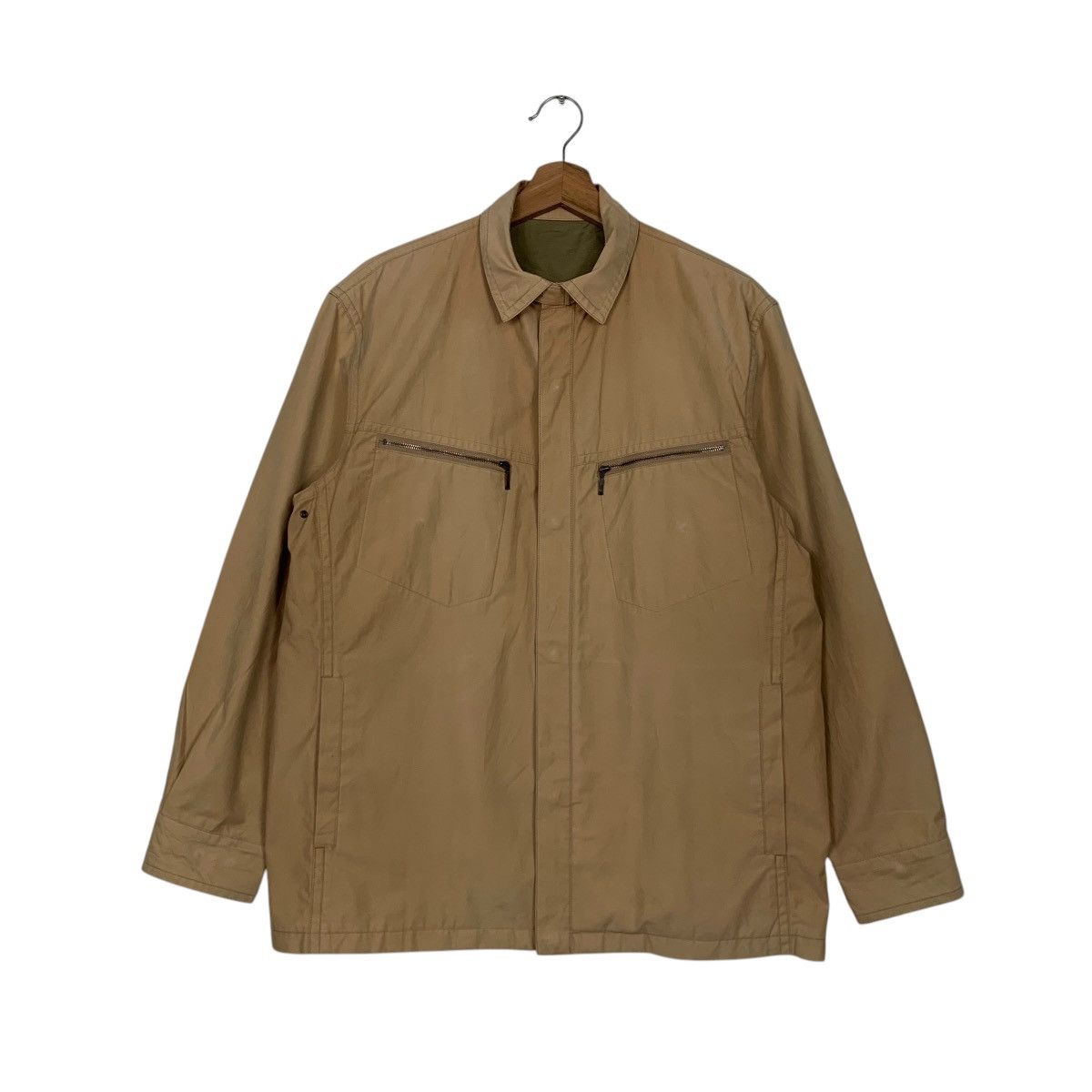 Japanese Brand Vintage 90’s CROCODILE Casual Work Jacket #2821-C127 Size US M / EU 48-50 / 2 - 1 Thumbnail