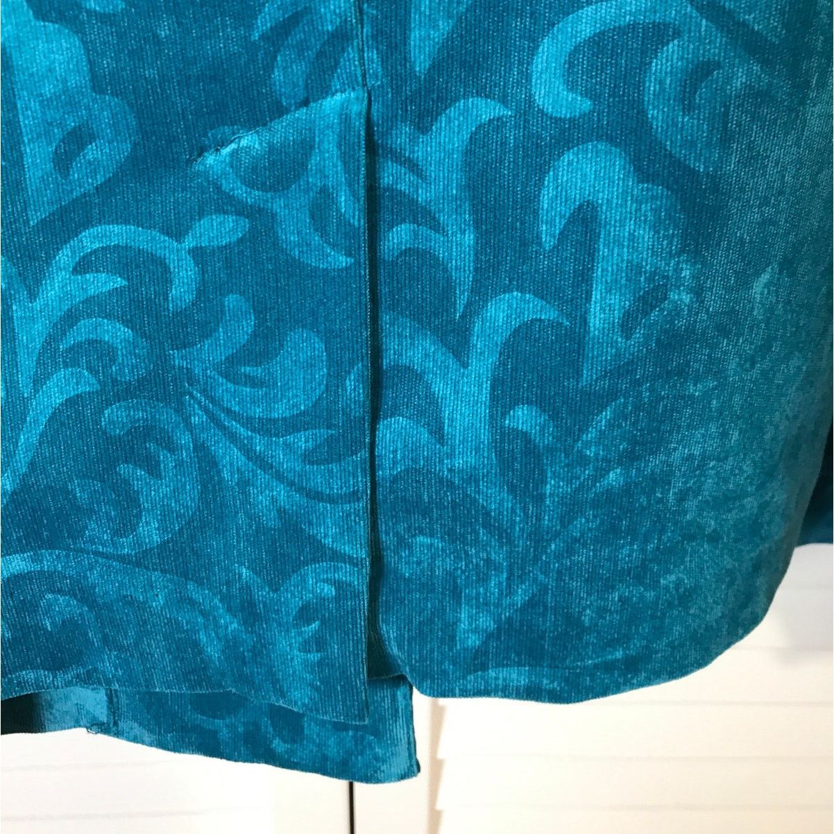 Other R.Q.T Vintage Blue Corduroy Collared ¾ Sleeve Swing Jacket L Size L / US 10 / IT 46 - 7 Thumbnail