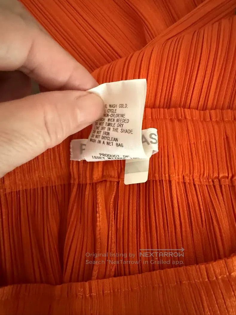 Issey Miyake Issey Miyake Orange Trousers Size 25" / US 0 / IT 36 - 4 Thumbnail
